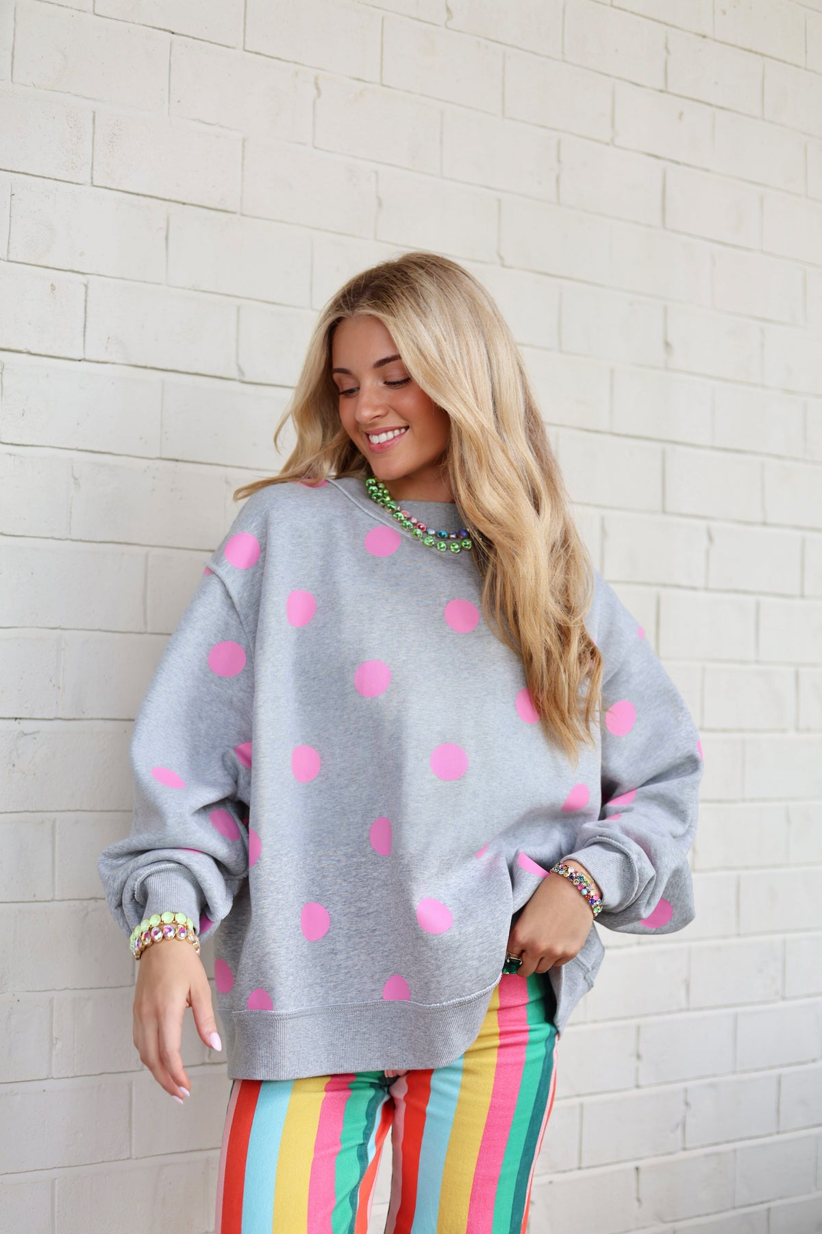 Jollyish & Bright 2-Sided Mock Sweatshirt -PRE-SALE - *Est. Ship Early Oct**
