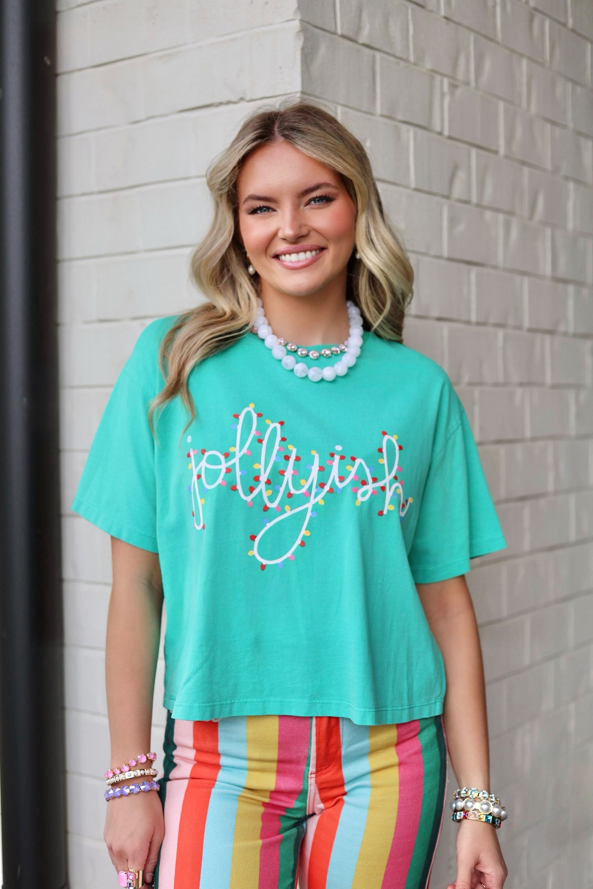 Jollyish Crop Tee
