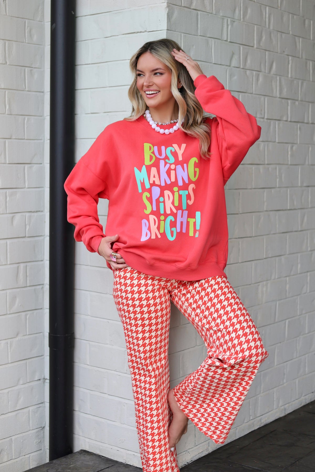 Busy Making Spirits Bright Sweatshirt
