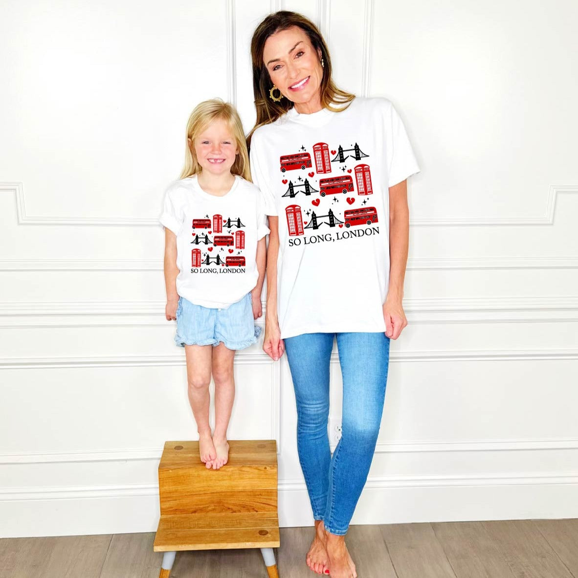 So Long London Youth & Adult Poppy & Pine Brand Tee