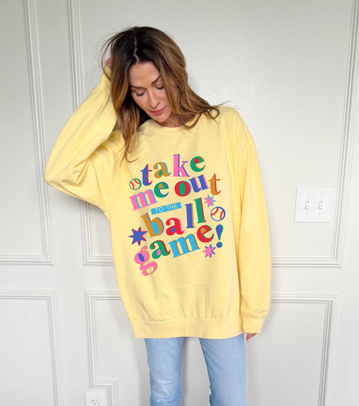 Take Me Out To The Ball Game Sweatshirt