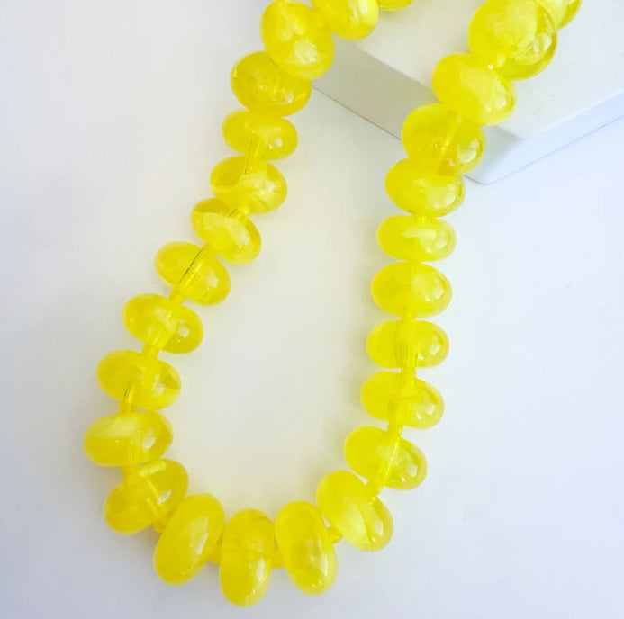 Lemon Drop Necklace & Bracelet Set