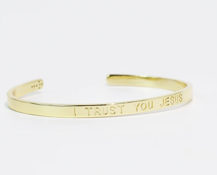 I trust you Jesus Bangle