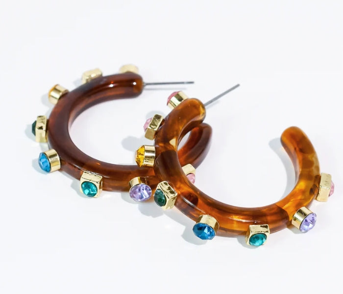 Candy Gem Hoops