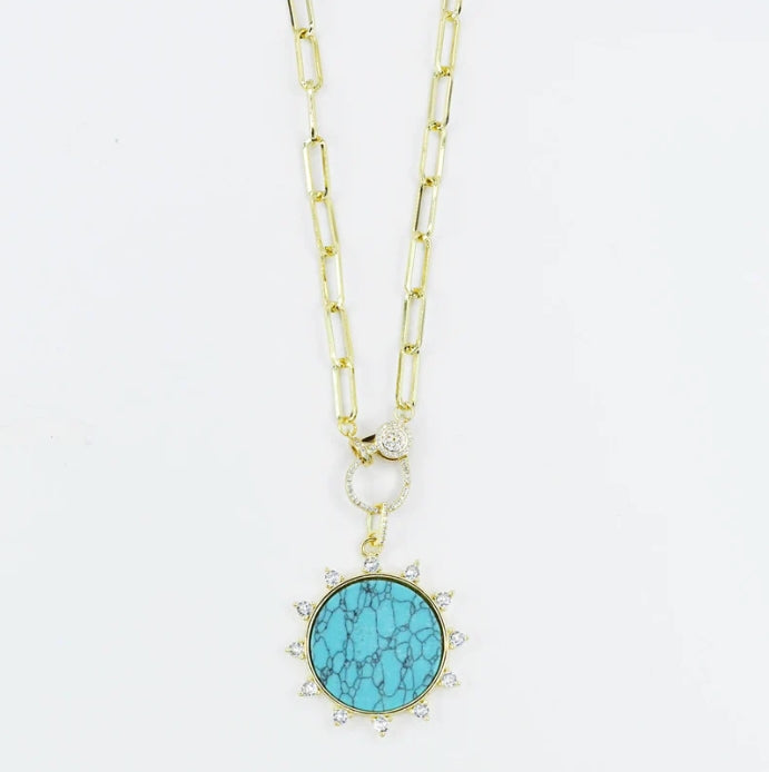 Solar Turquoise Necklace