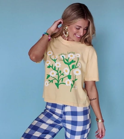 Daisy Crop Tee