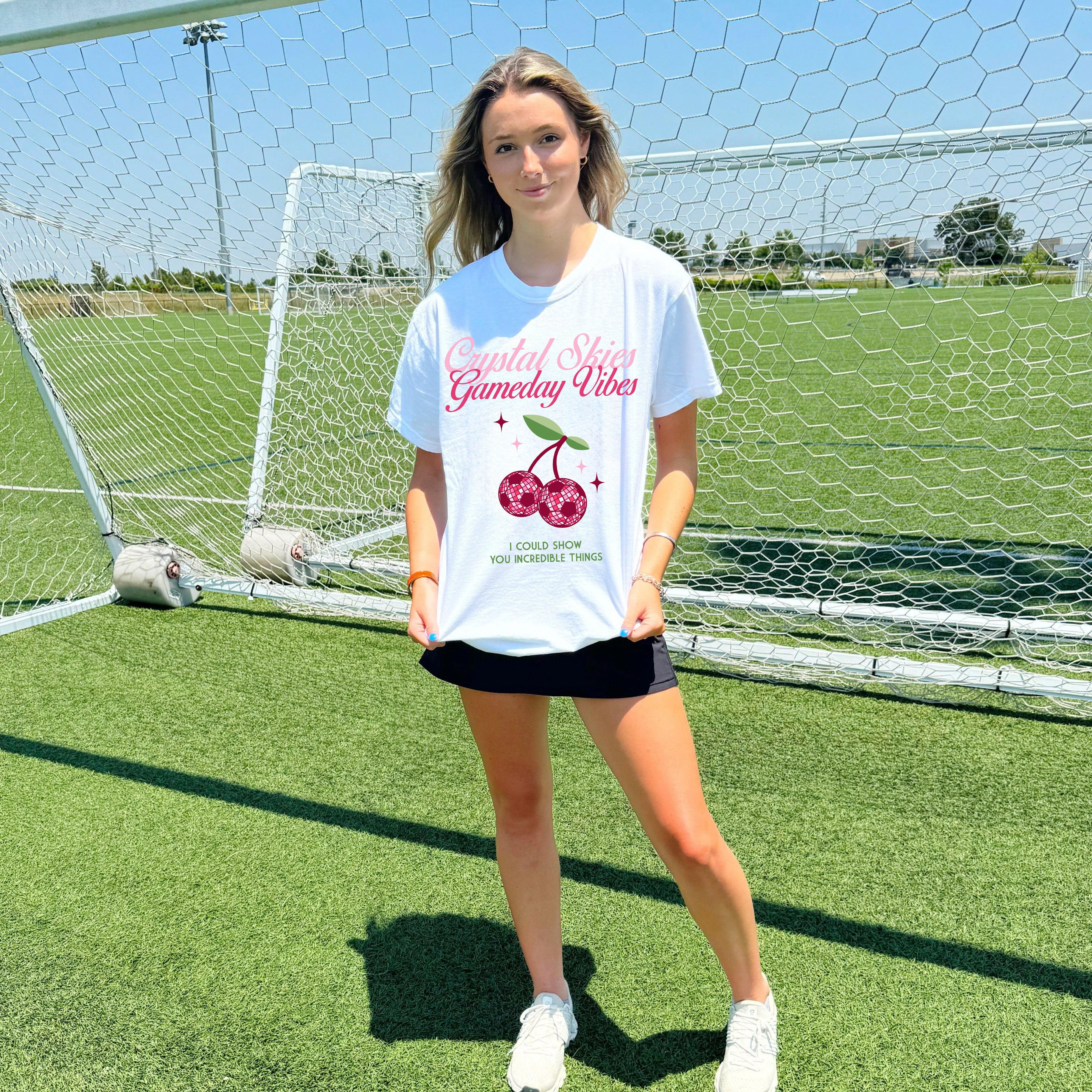 Gameday Soccer Vibes Crystal Skies Youth & Adult Tee