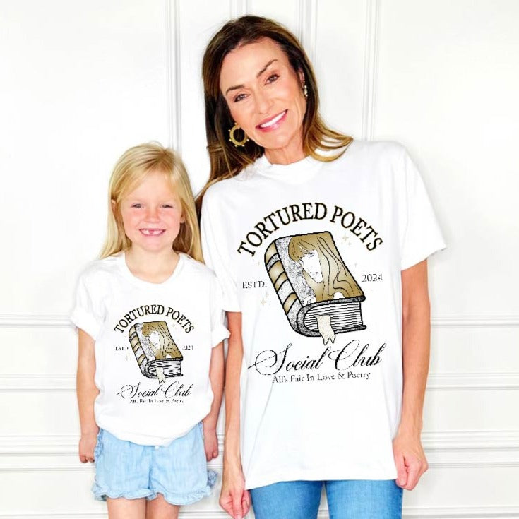 Tortured Poets Social Club Youth & Adult Tee