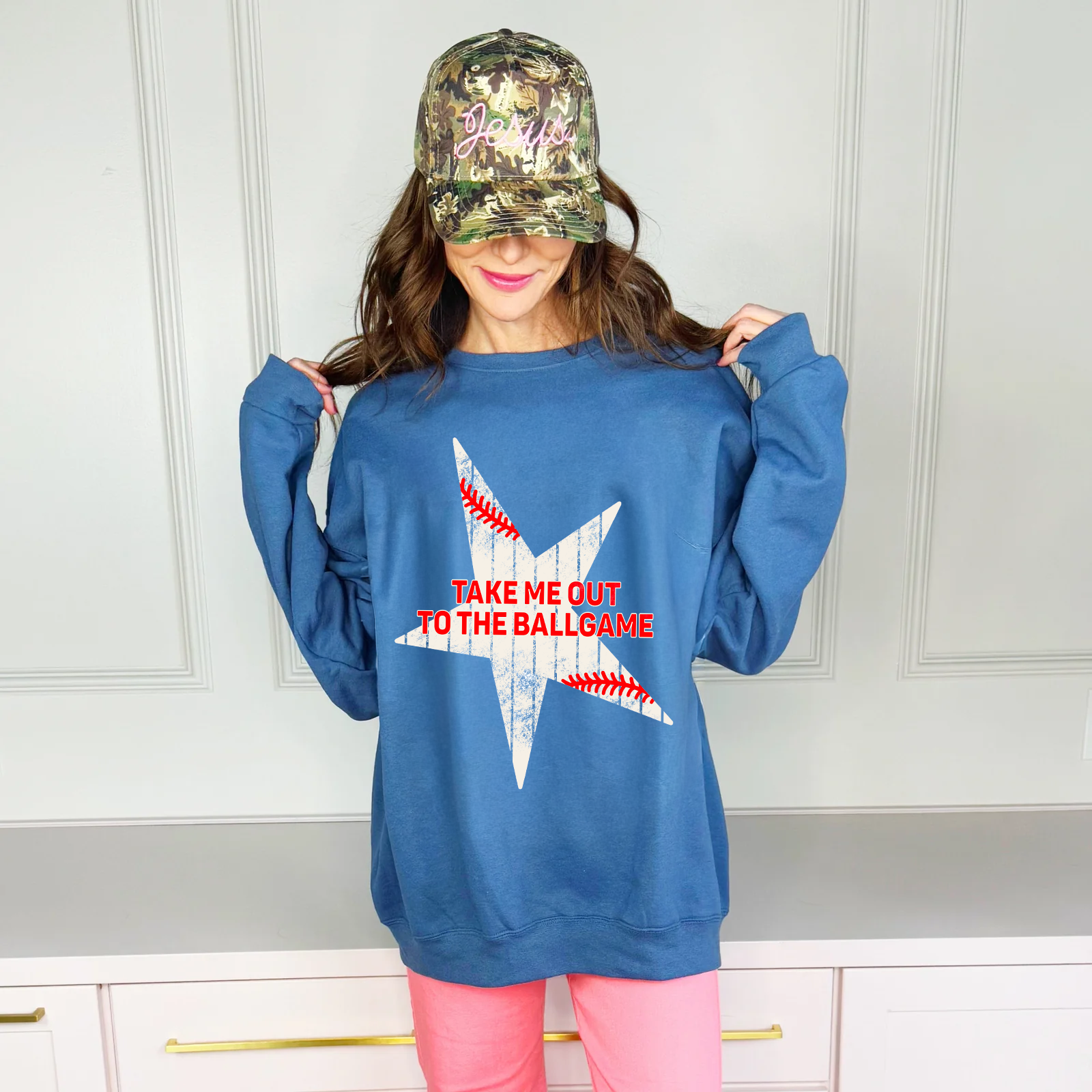 Star Take Me out to the Ballgame Sweatshirt