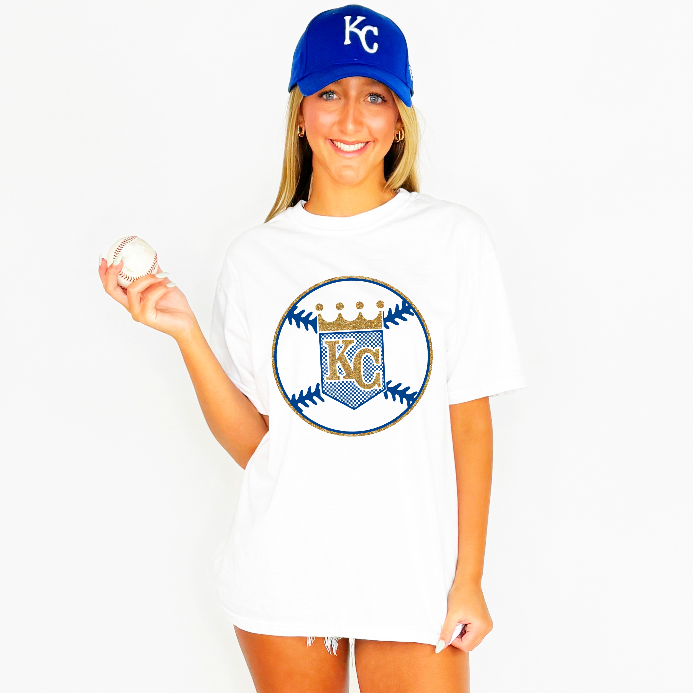 Kansas City Crown Inspired Baseball Youth & Adult tee