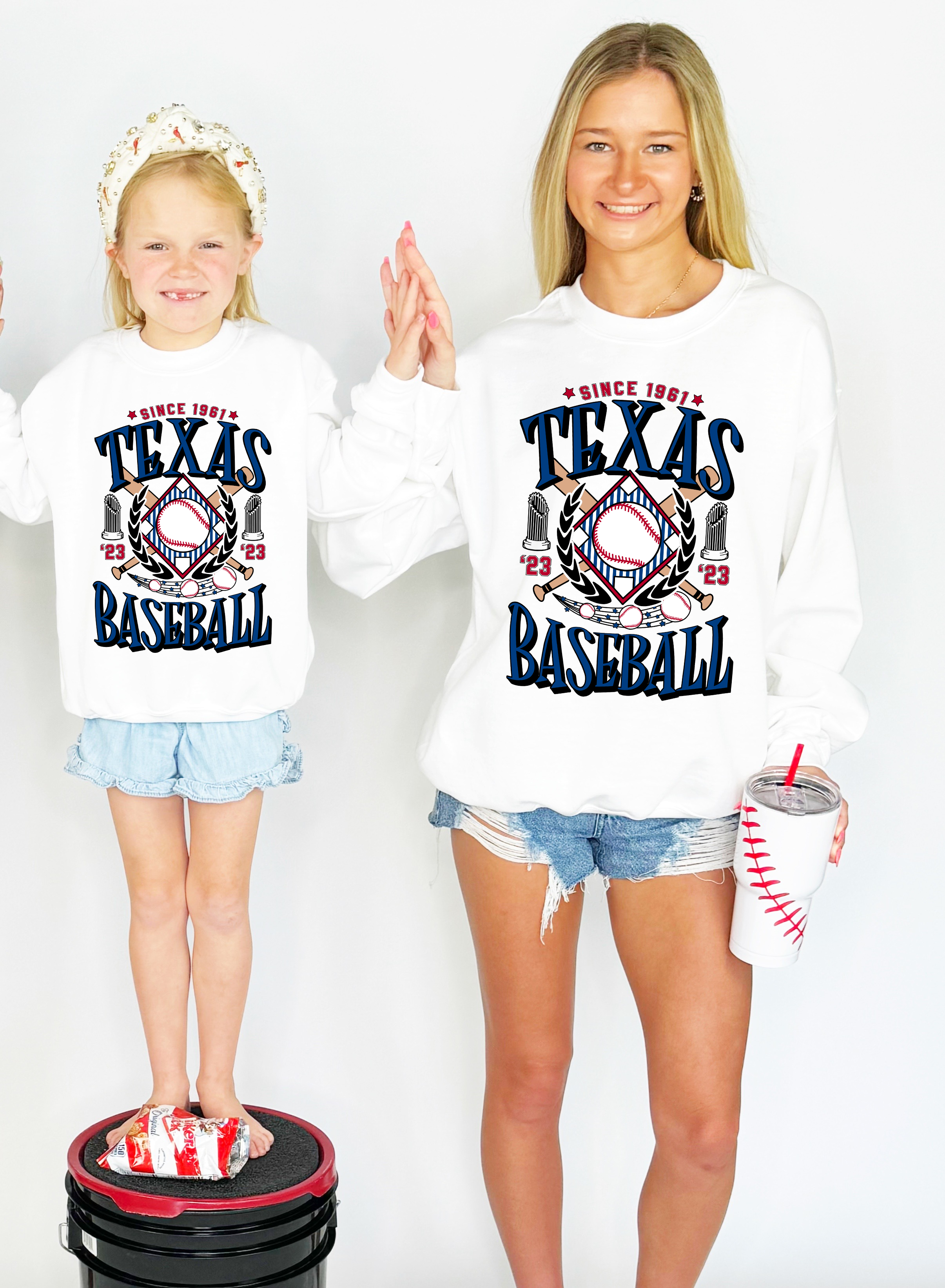 Texas Baseball Team Youth & Adult Sweatshirt