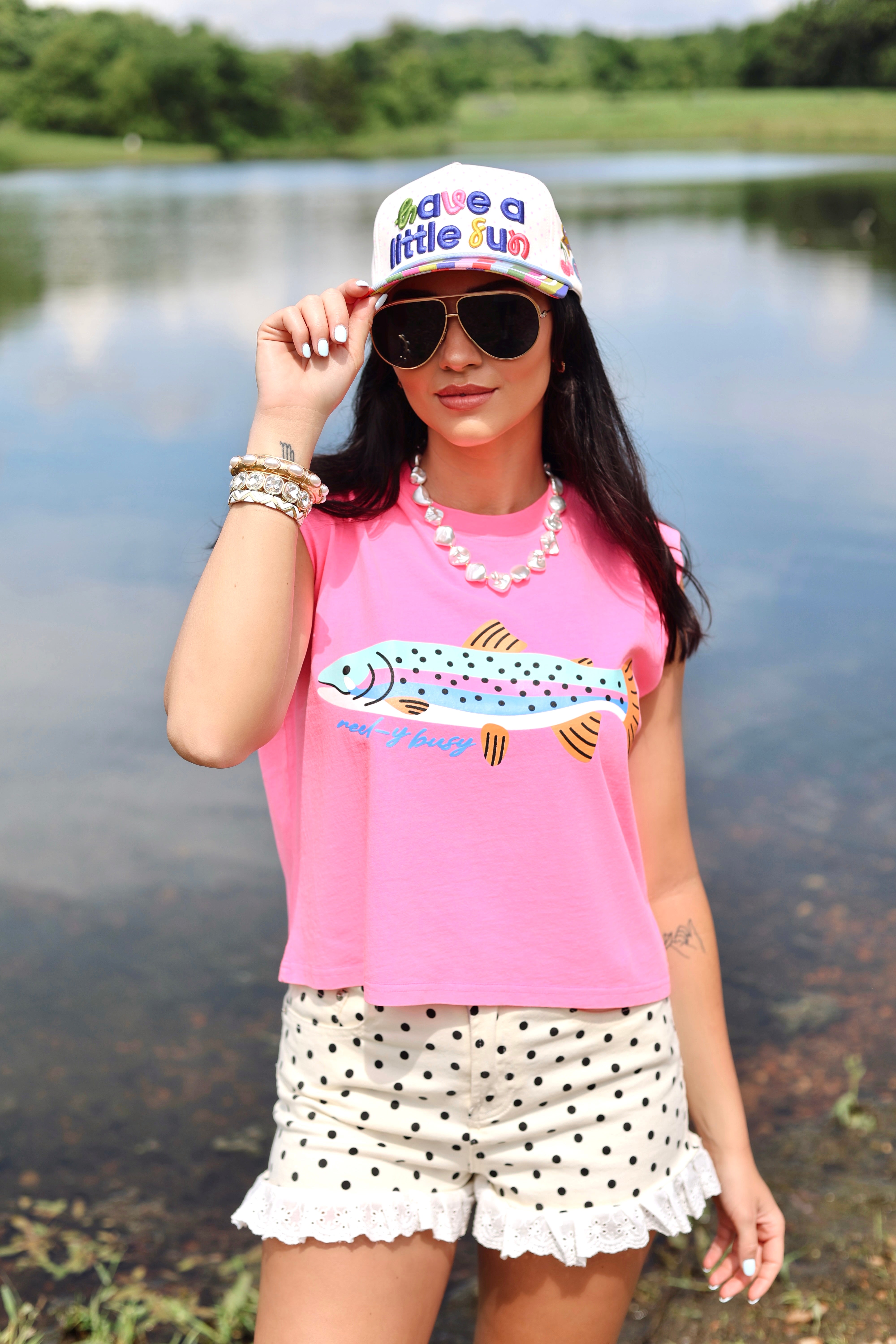 Reel Cute Rainbow Trout Tank