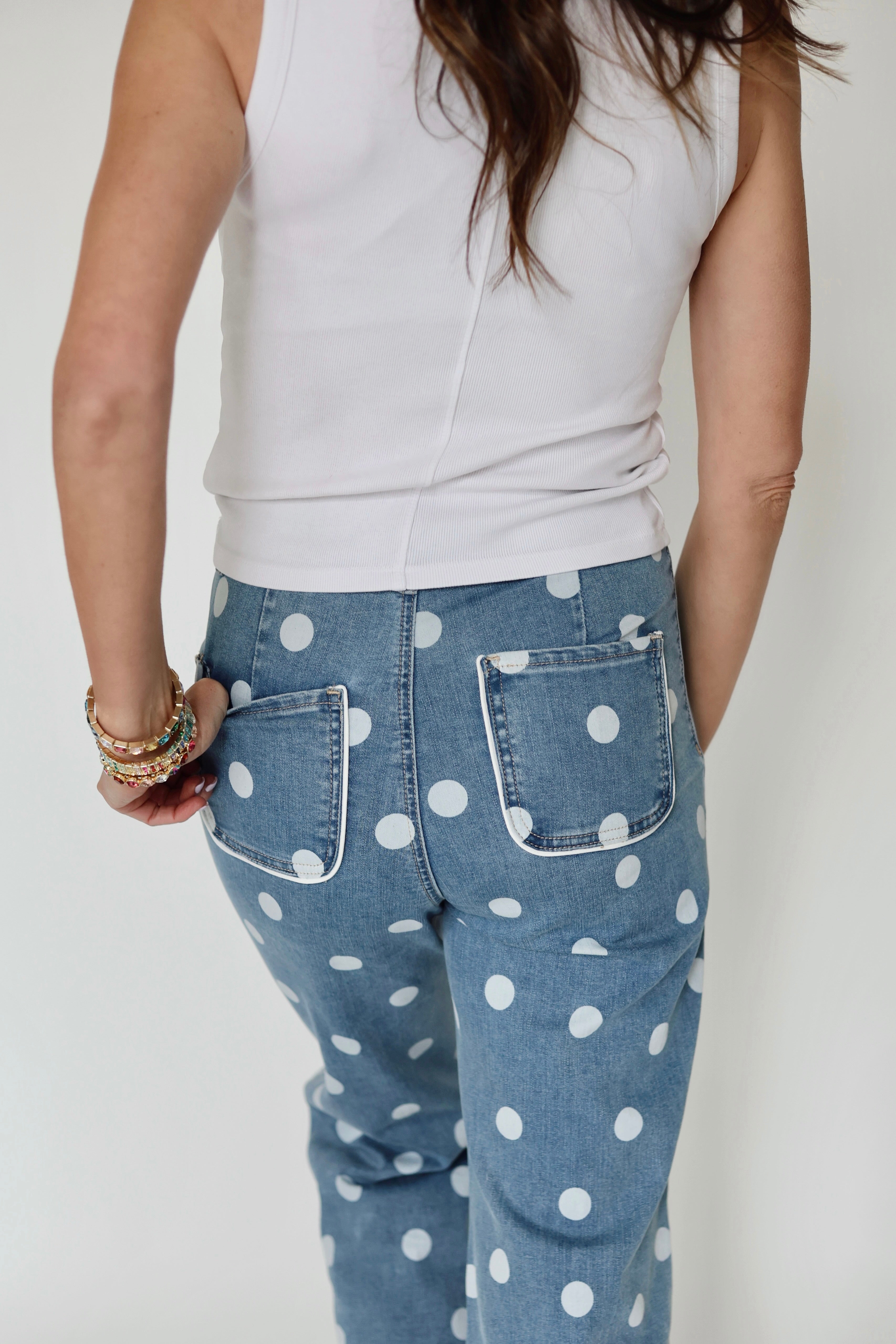 Denim Dot Denim - Poppy & Pine