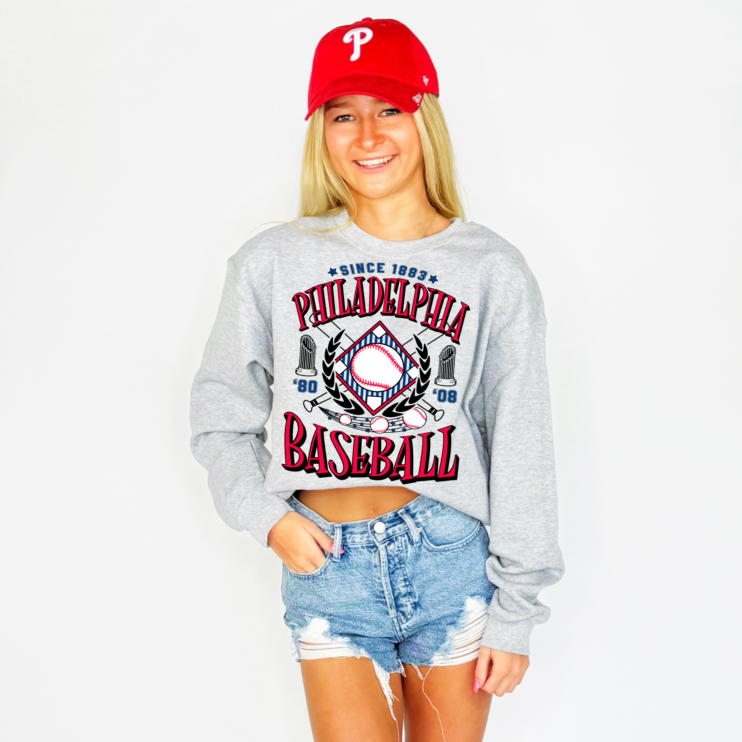 Philadelphia Baseball Team Youth & Adult Sweatshirt