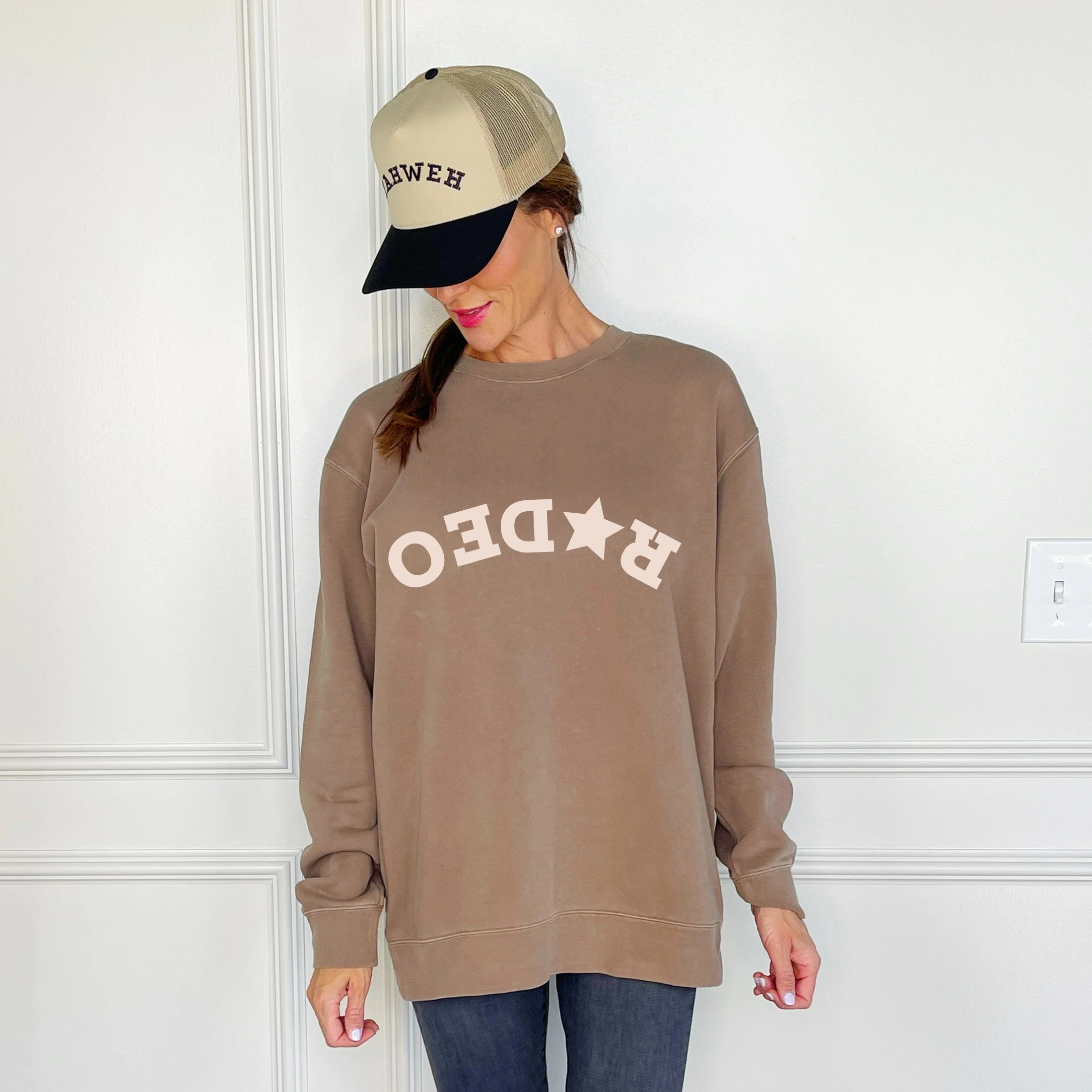 Upside-down Rodeo Puff Sweatshirt