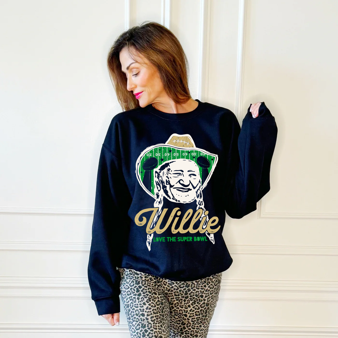 Willie Love Super Bowl Sweatshirt