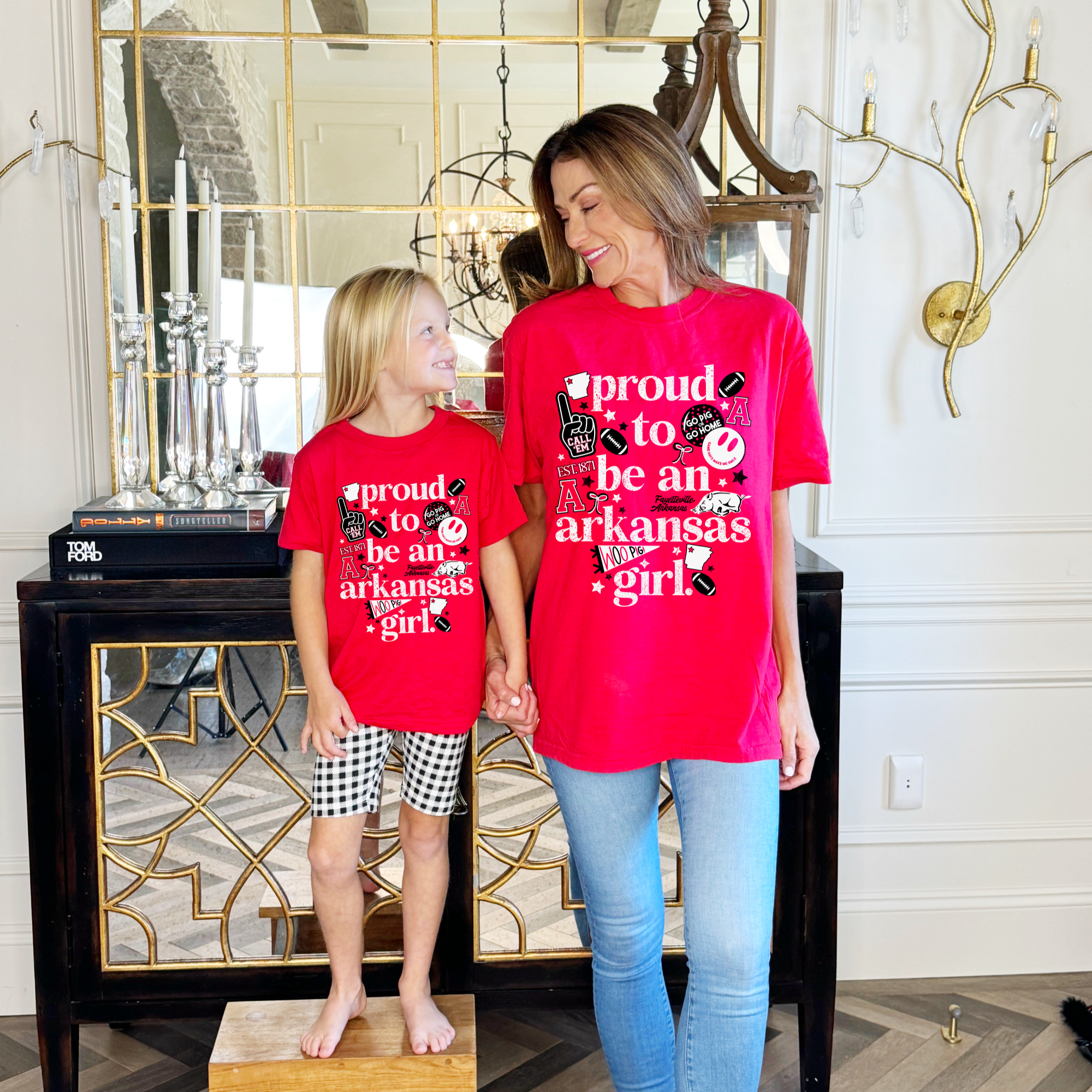 Proud to be Arkansas girl Youth & Adult tee