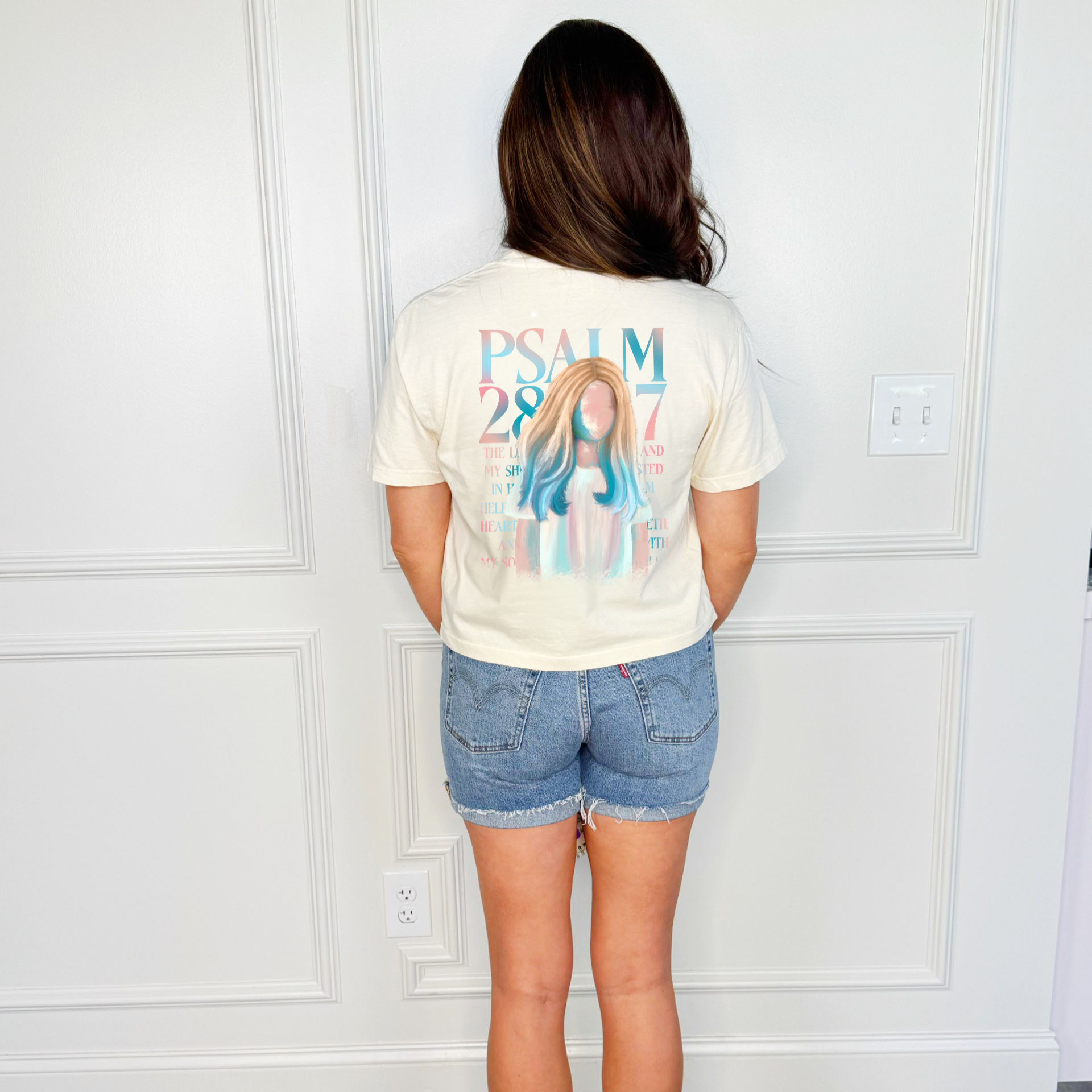 Girl With The Golden Hair PK's Prayers Crop Tee