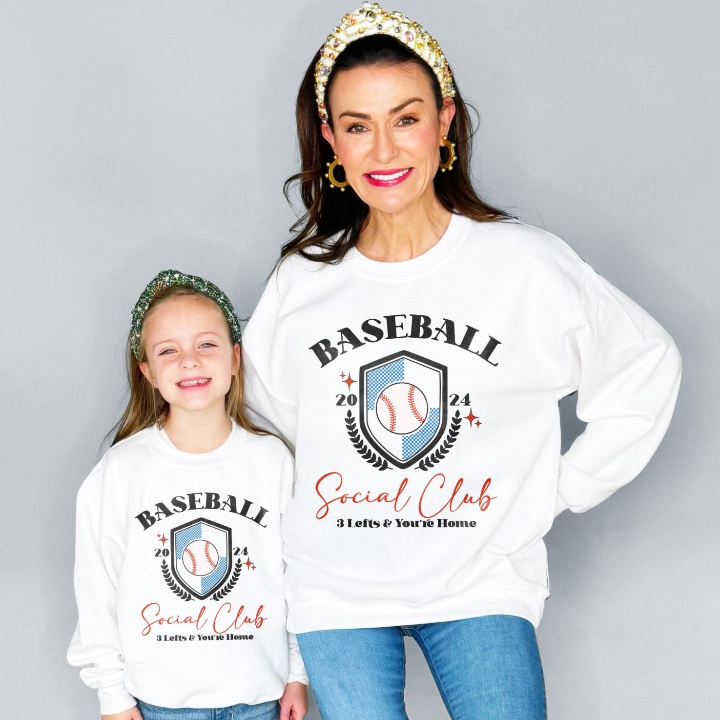 Baseball Social Club Youth and Adult Sweatshirt