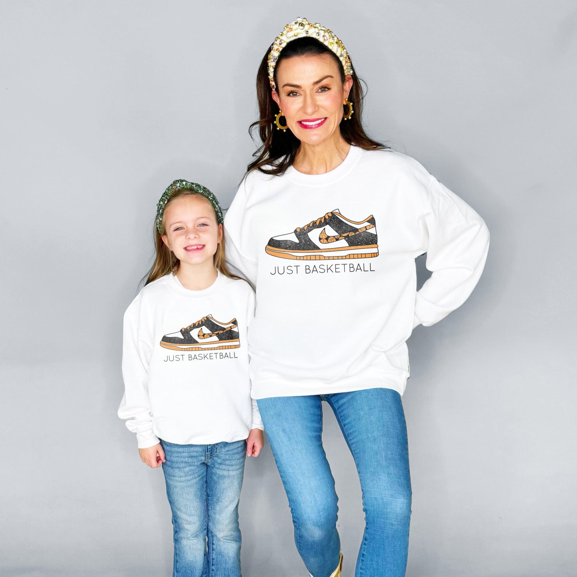 Just Basketball Youth and Adult Sweatshirt