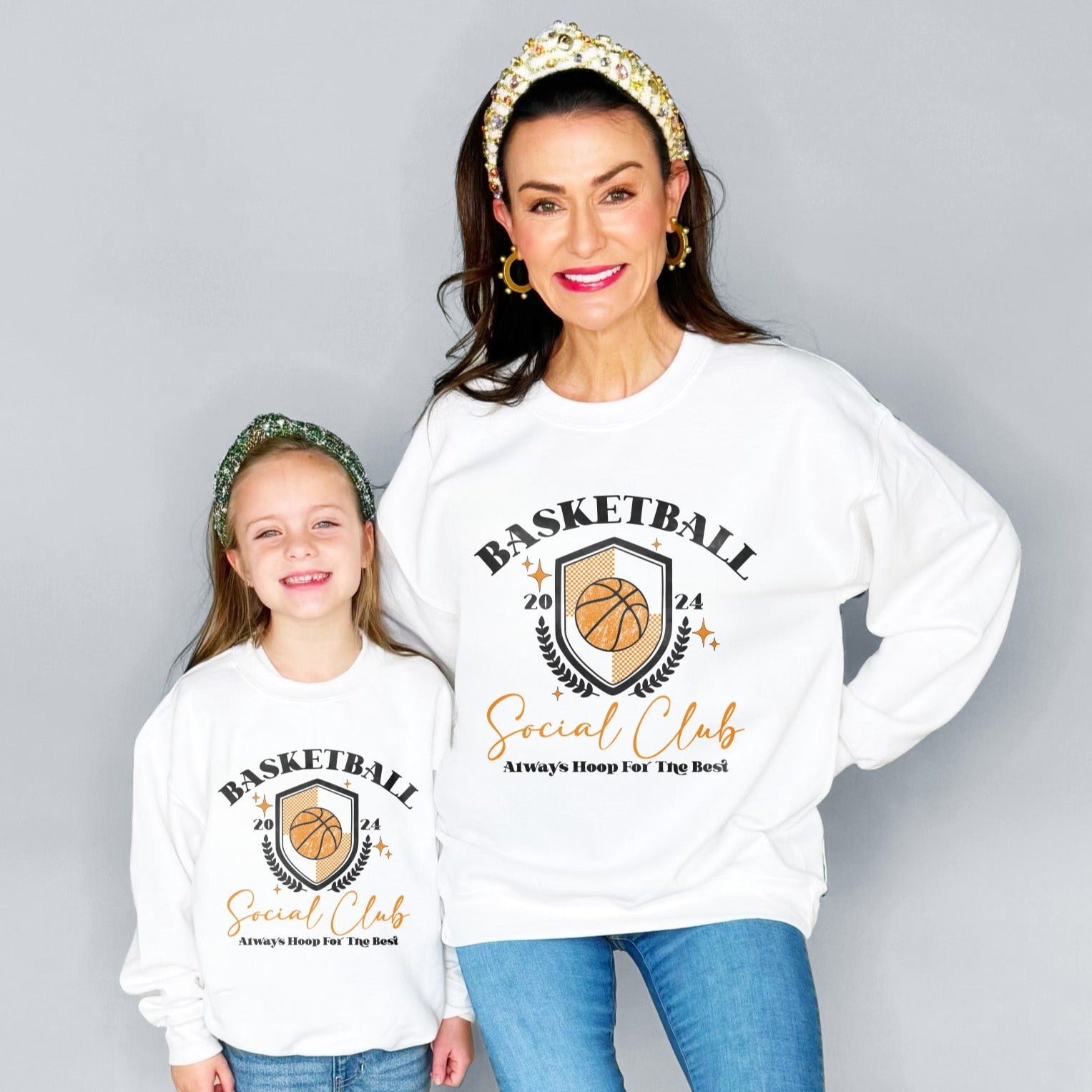Basketball Social Club Youth and Adult Sweatshirt