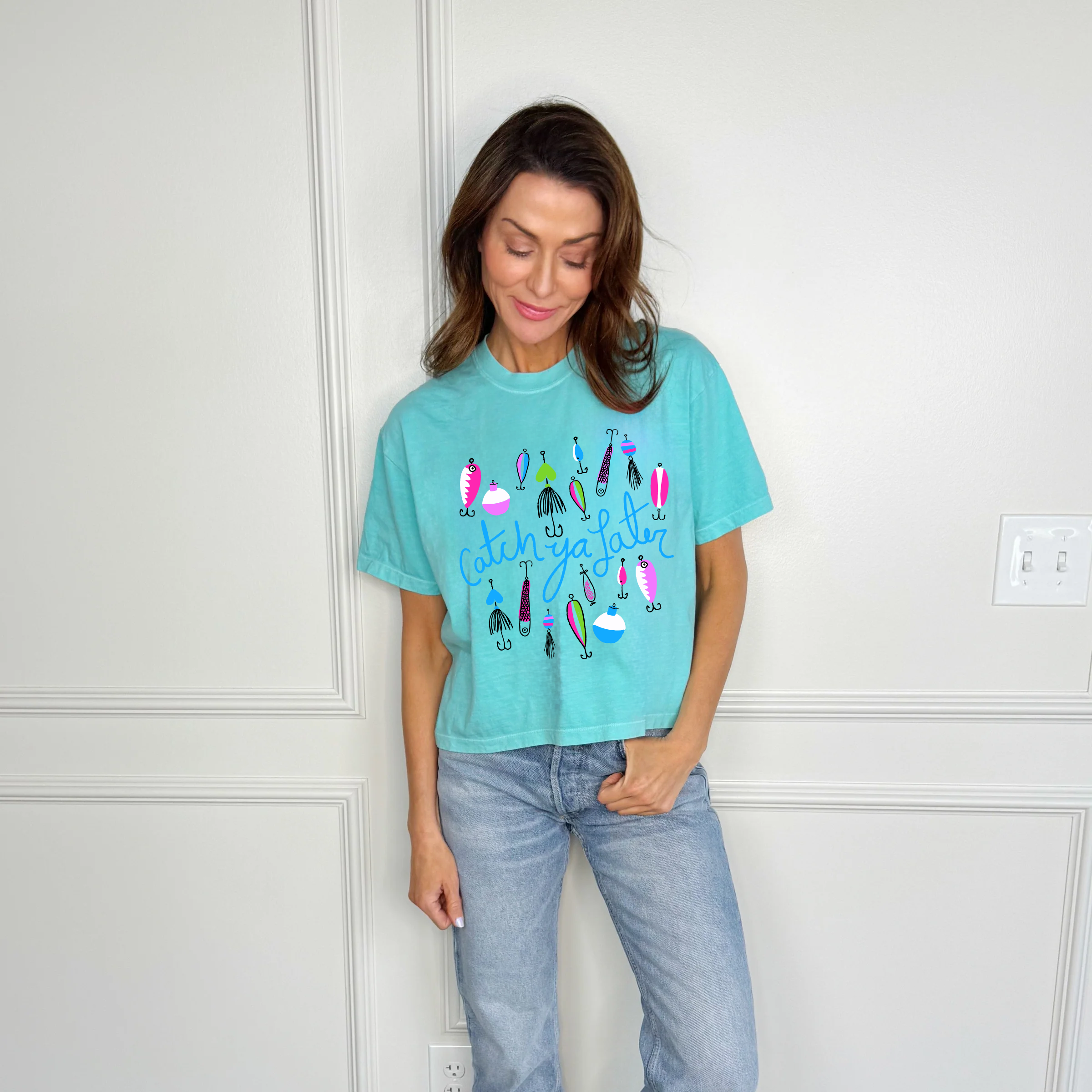 Catch Ya Later Crop Tee