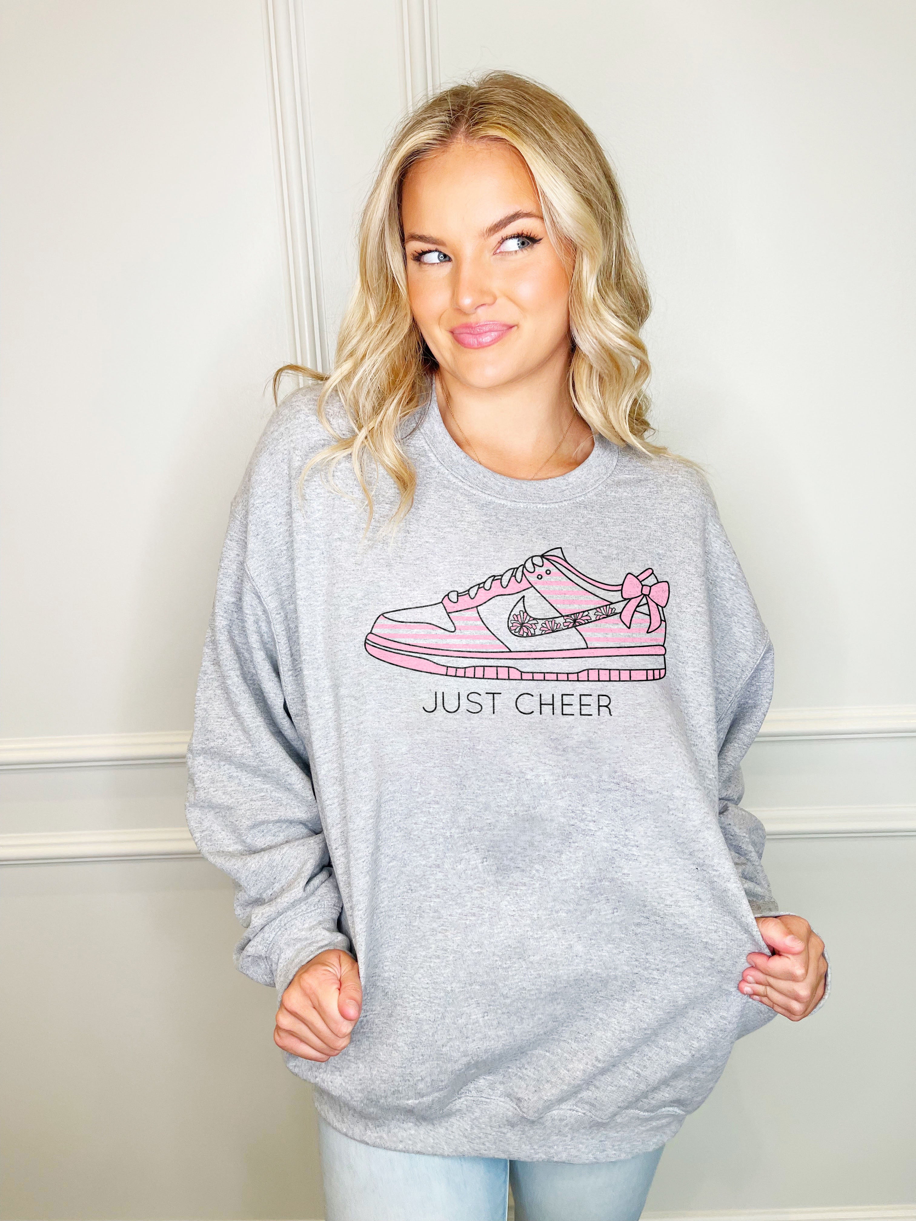 Just Cheer Youth and Adult Sweatshirt