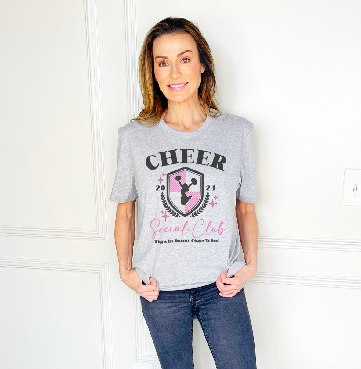 Cheer Social Club Youth and Adult Tee