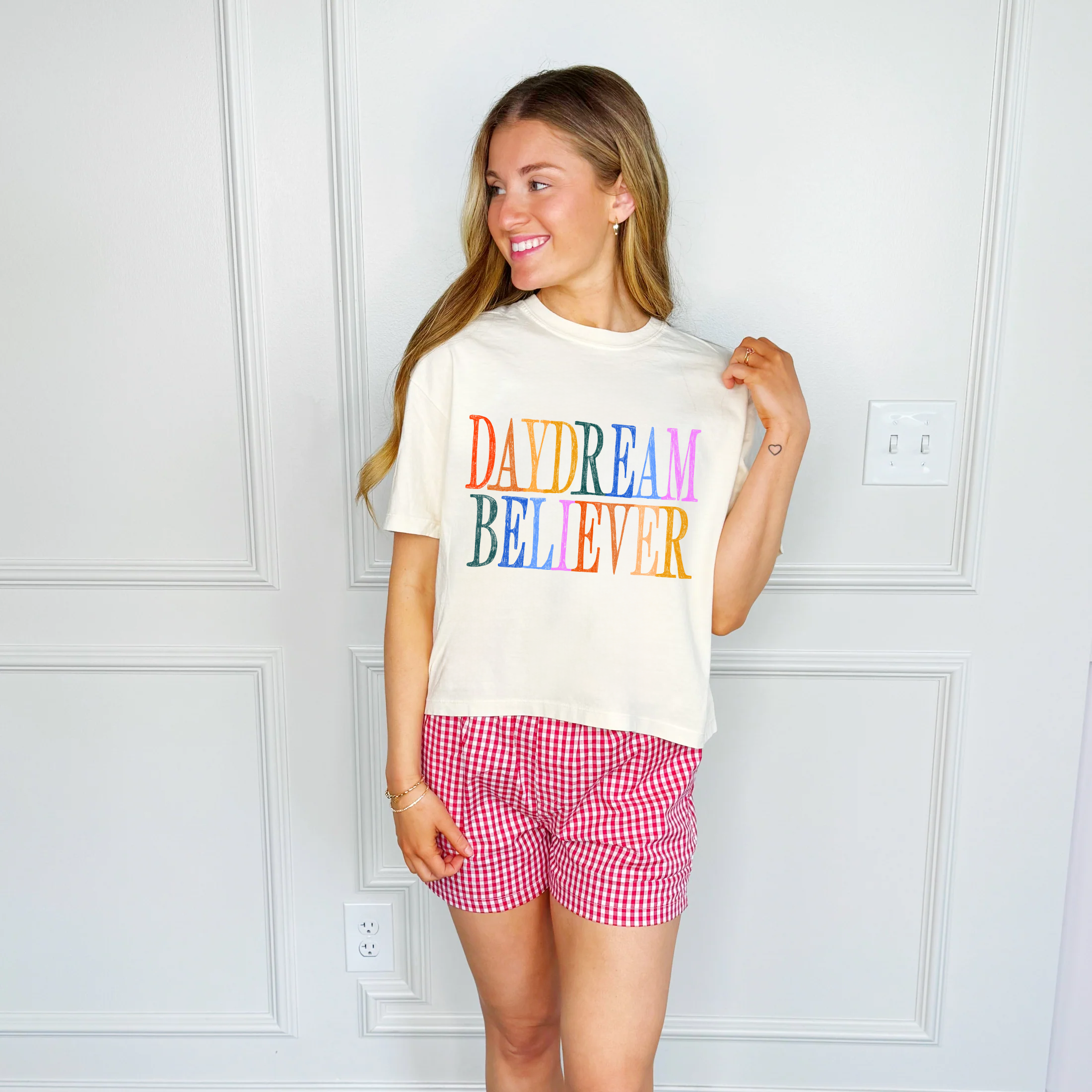 Daydream believer Crop Tee
