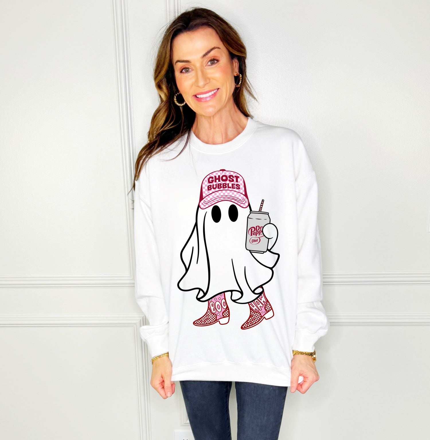 Diet Dr. Pepper Ghost Sweatshirt