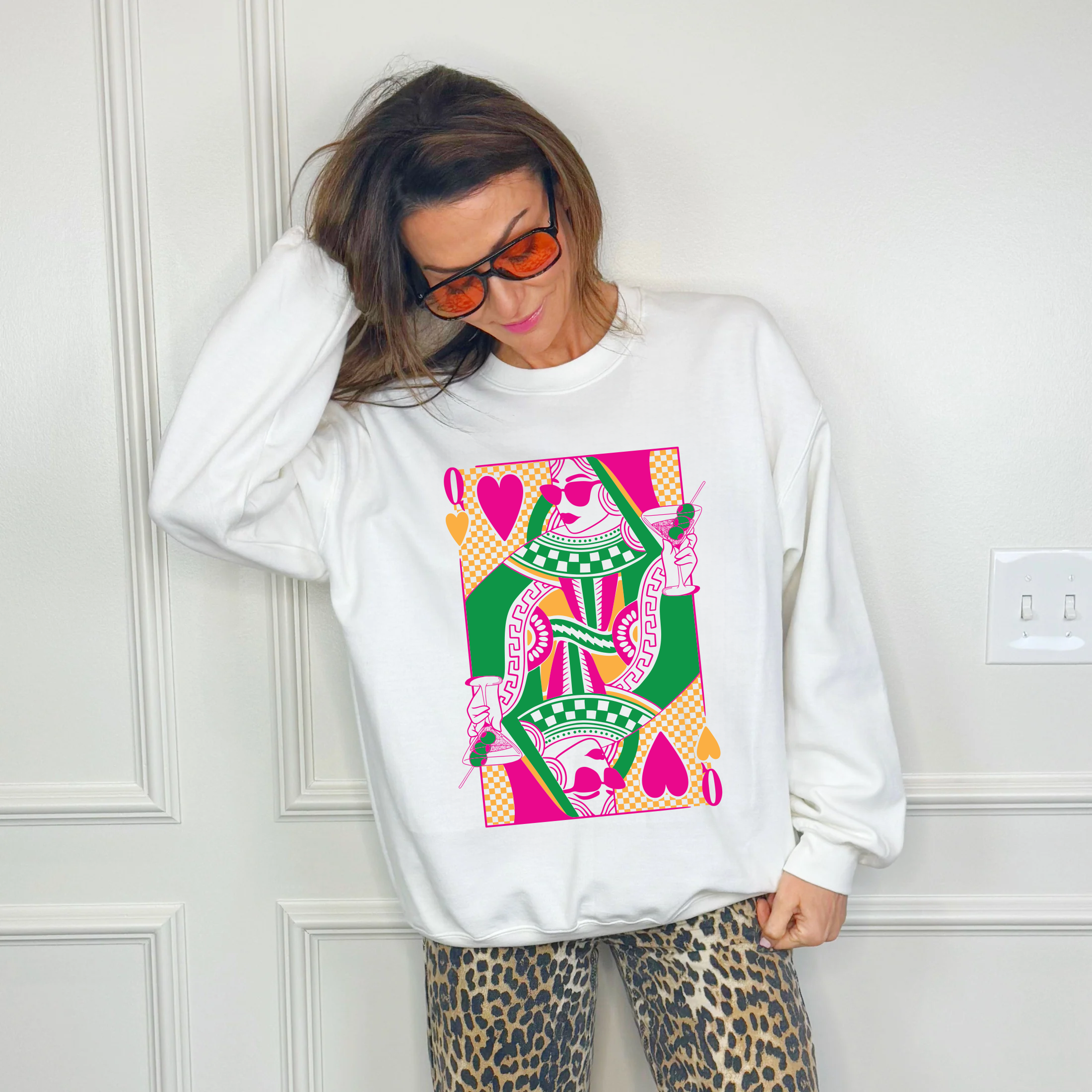 Dirty Martini Queen of Heart Valentine Sweatshirt