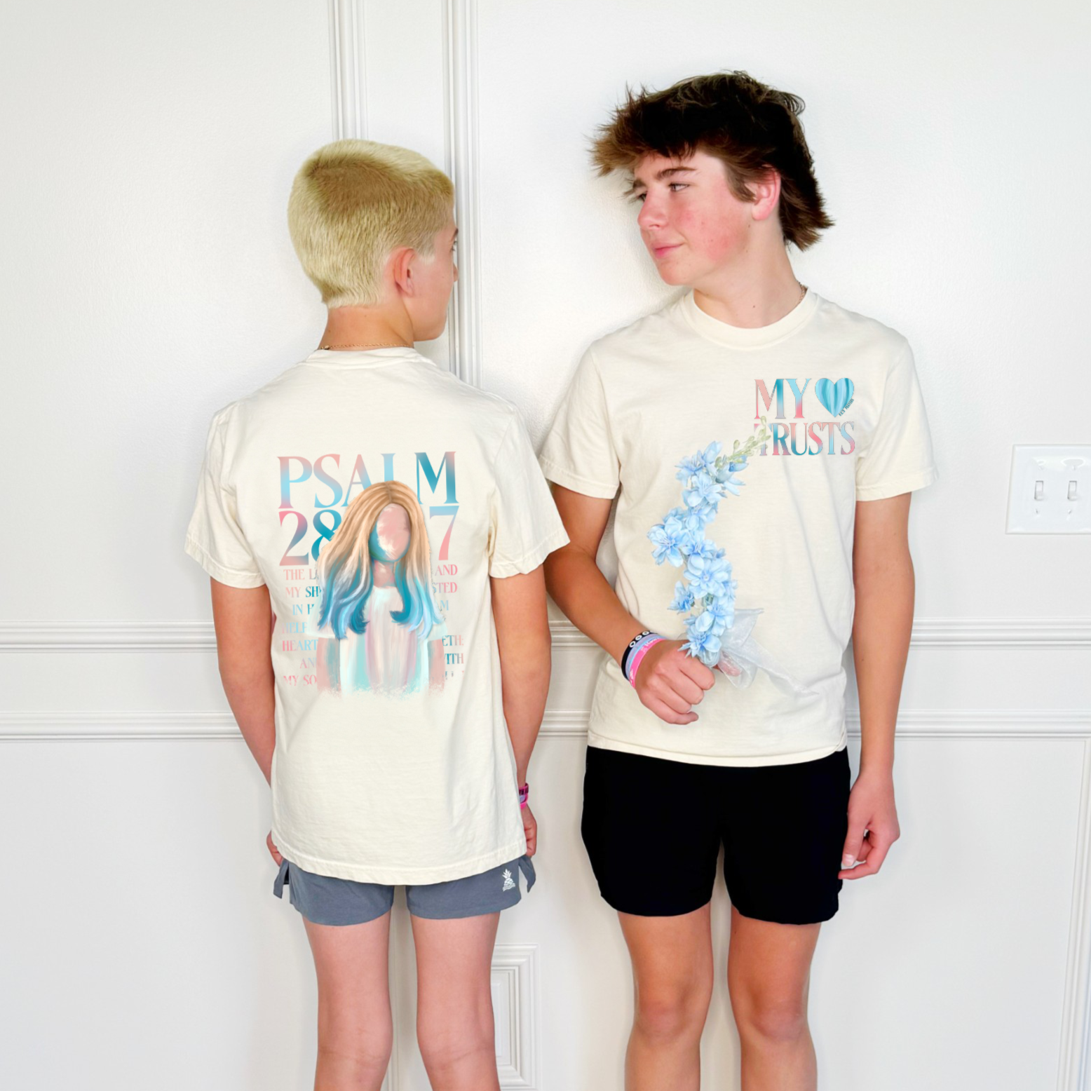 Girl With The Golden Hair PK's Prayers Youth & Adult Tee