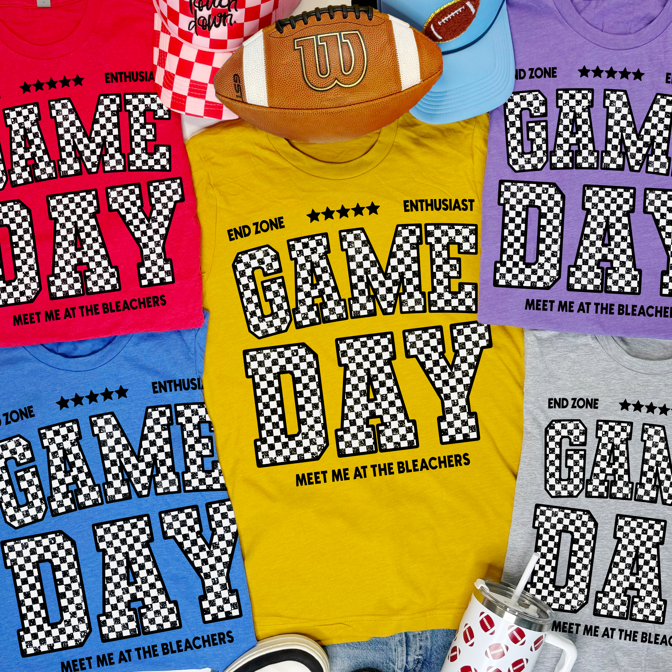 Checker Game Day Youth Tee