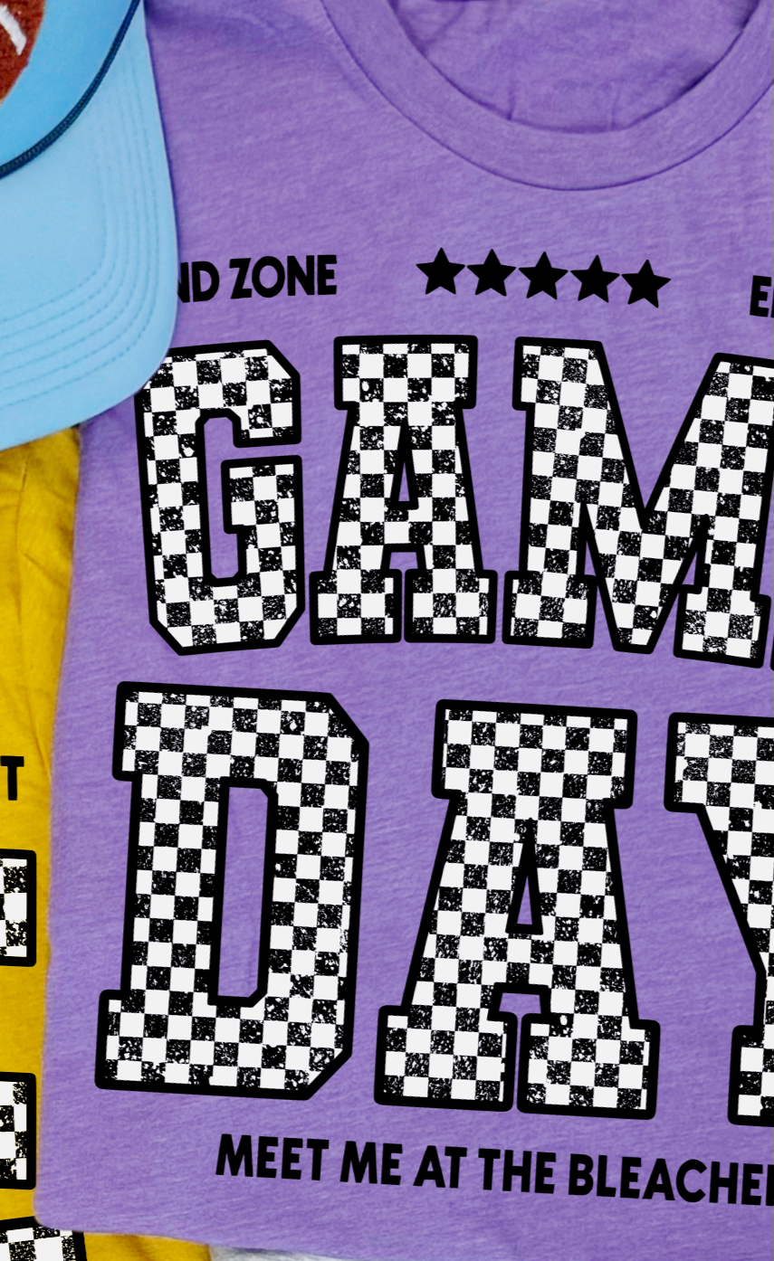 Checker Game Day Youth Tee