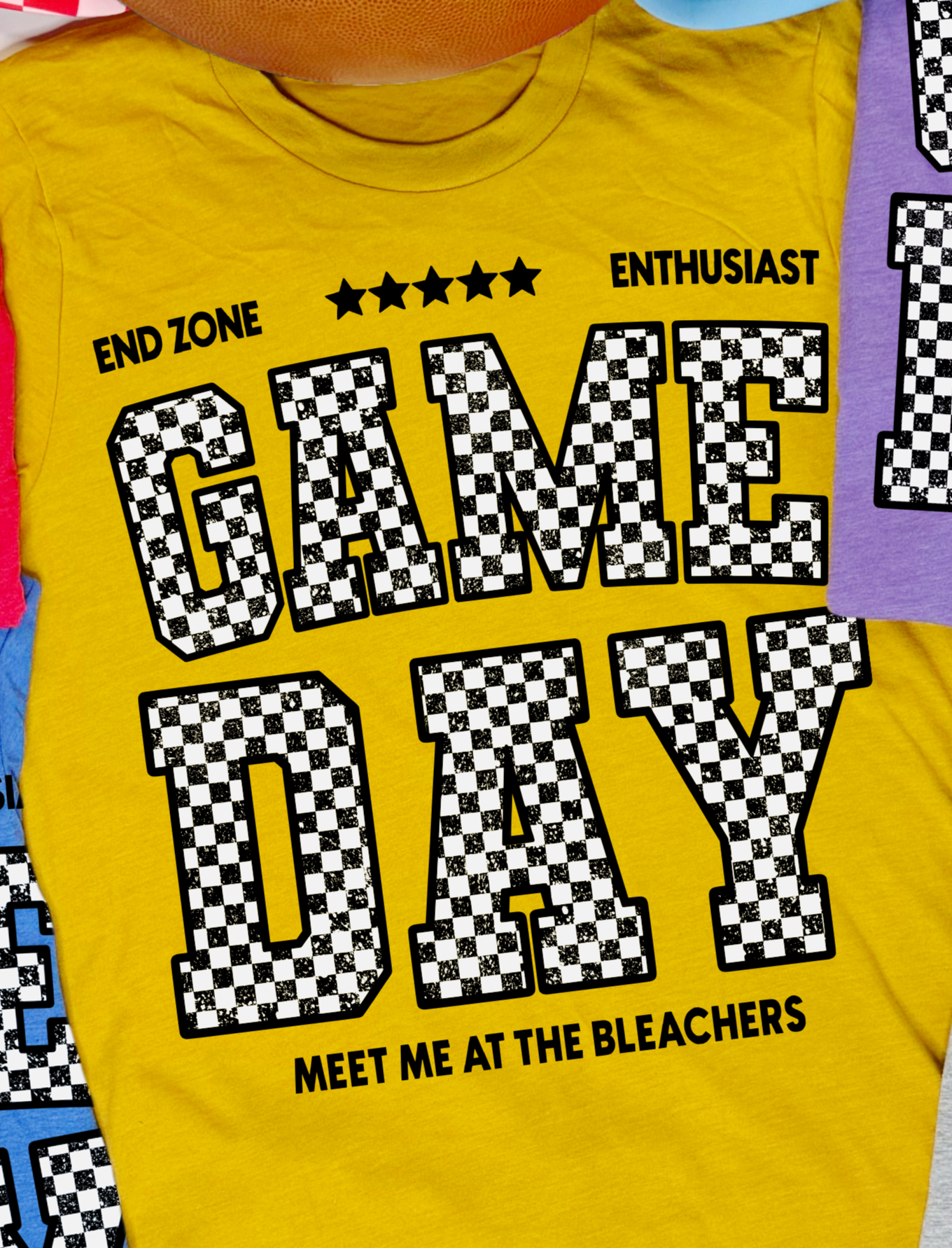 Checker Game Day Youth Tee