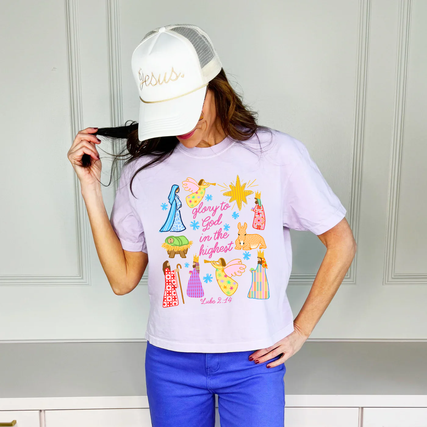 Glory to God in the Highest Crop Tee