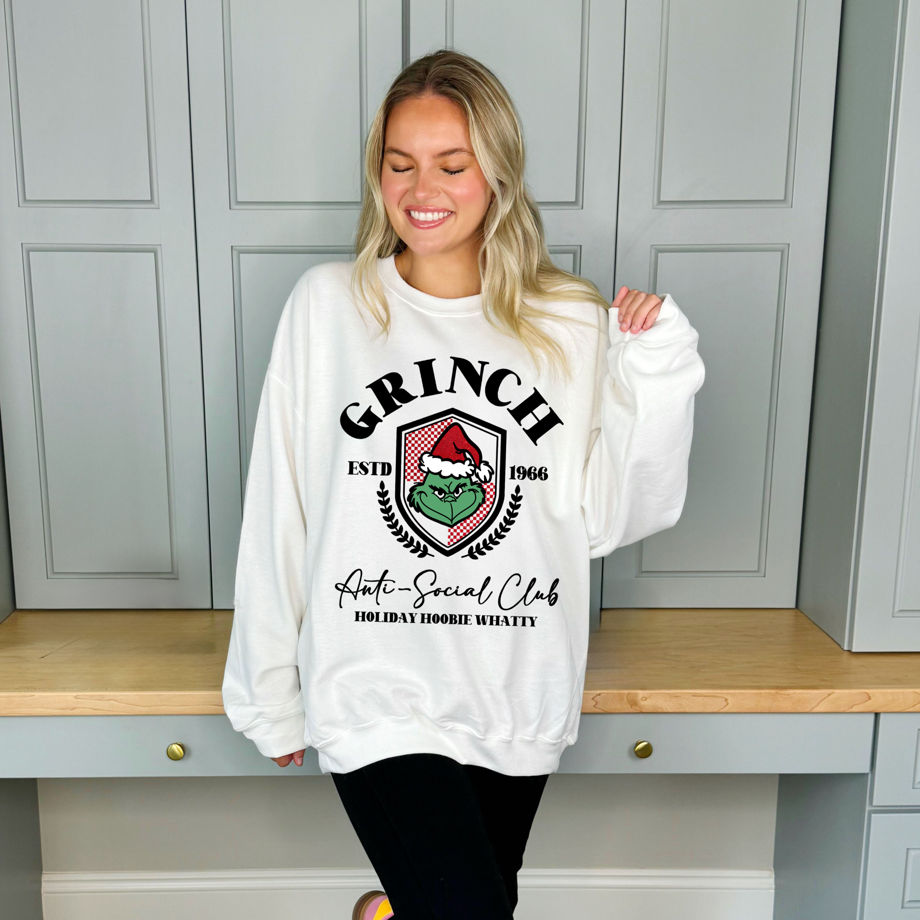 Grinch Anti-Social Club Sweatshirt