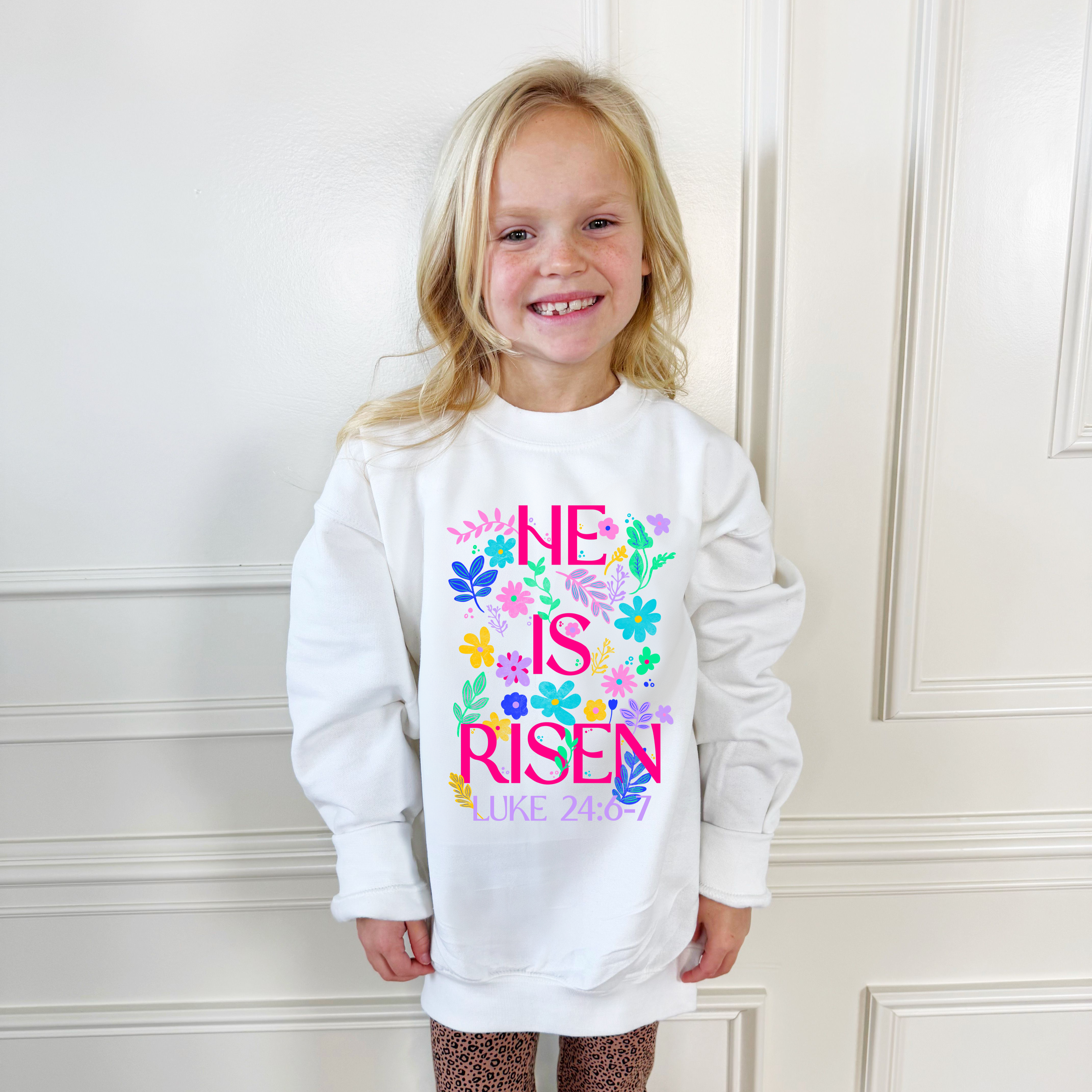 He Is Risen Youth & Adult Sweatshirt