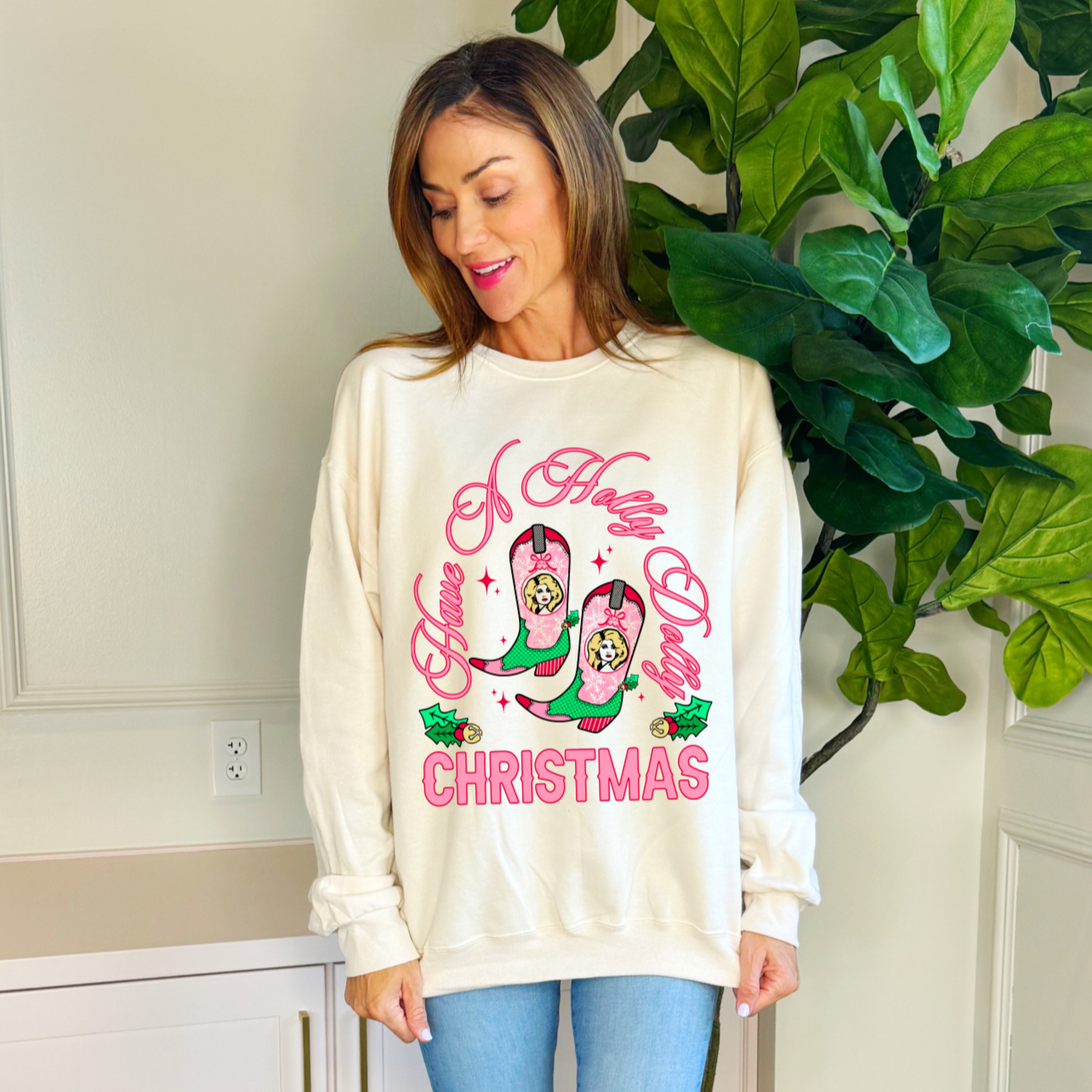 Have a Holly Dolly Christmas Sweatshirt