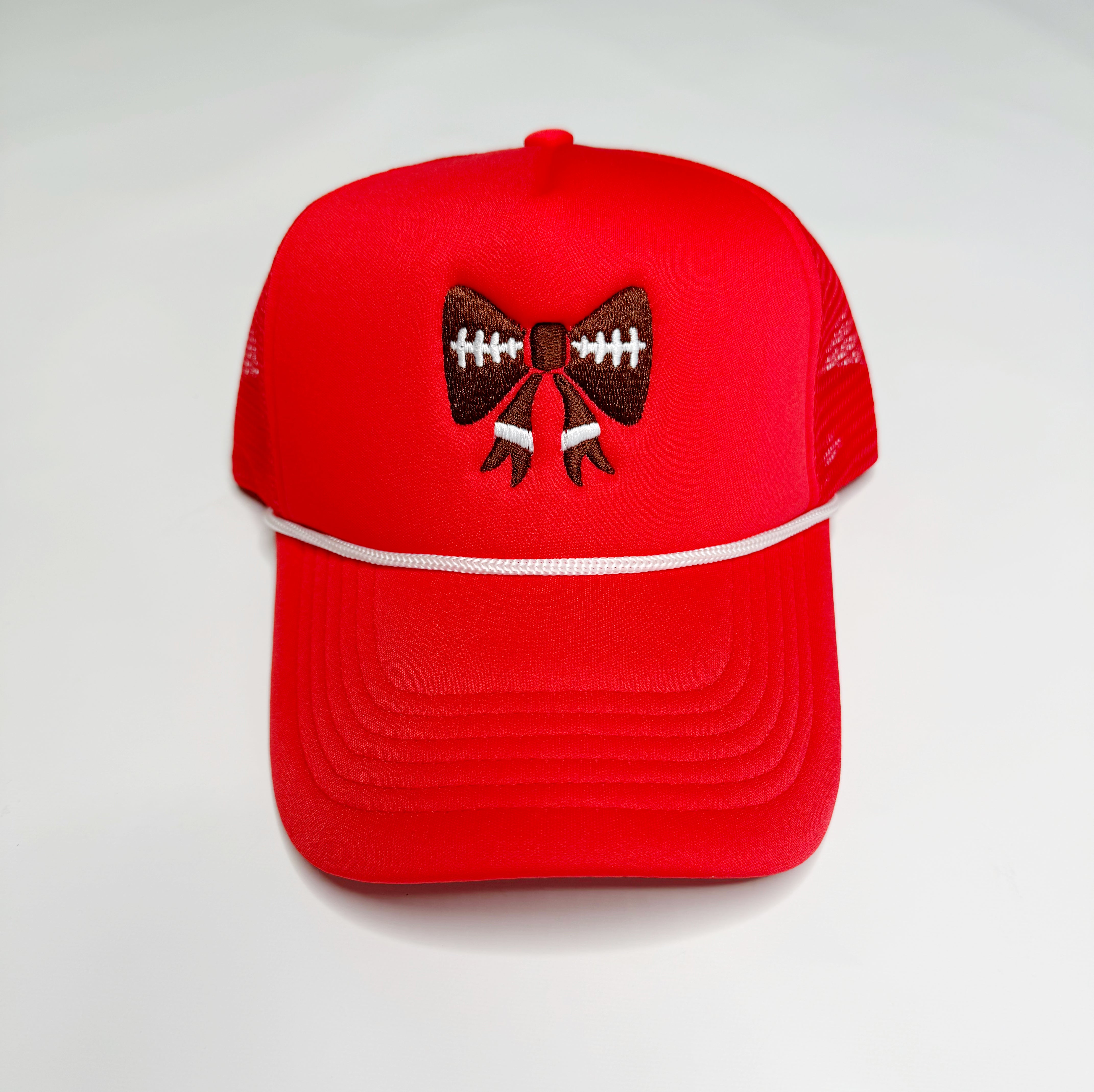 Football Bow Trucker Hat