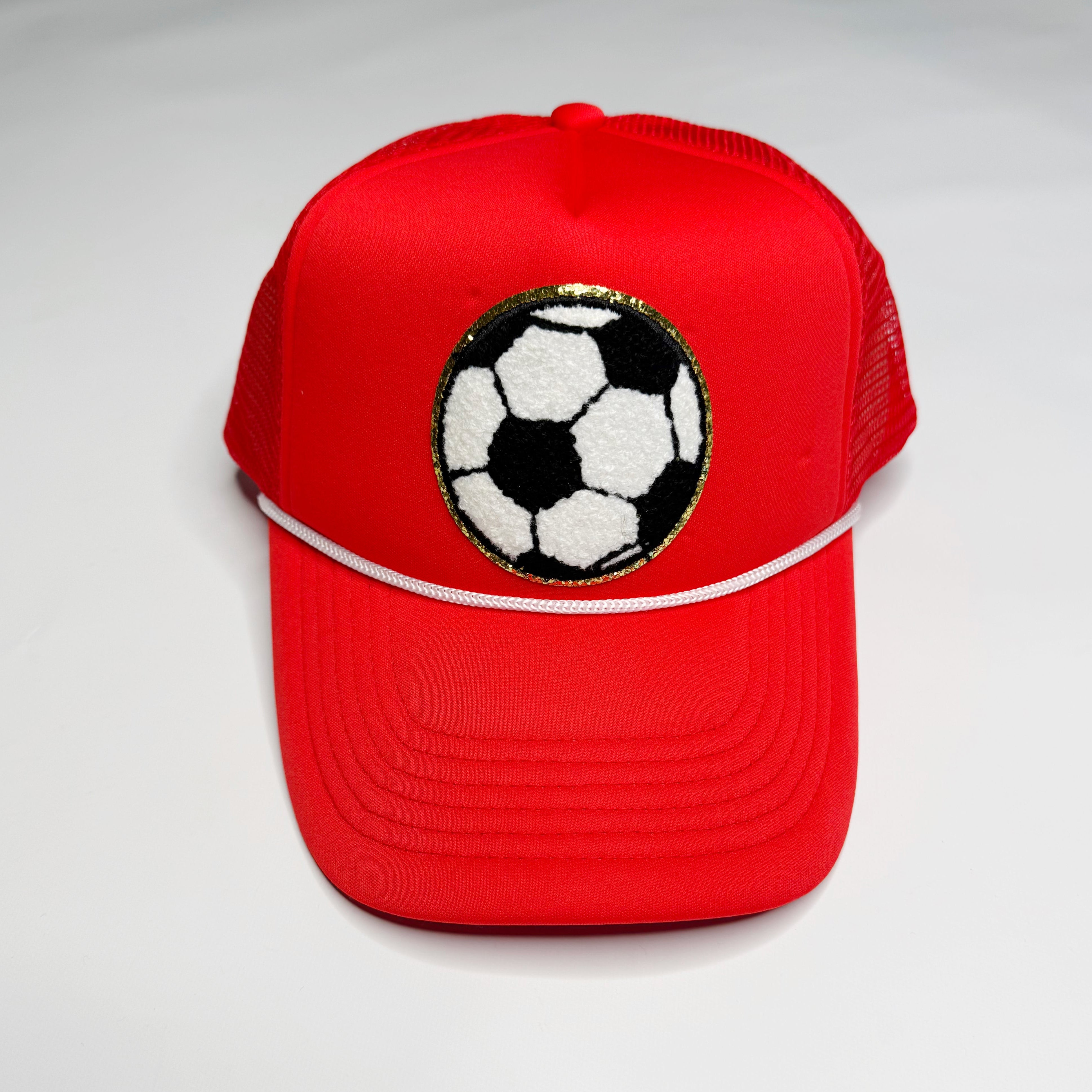 Soccer 3" Patch P&P Trucker Hat