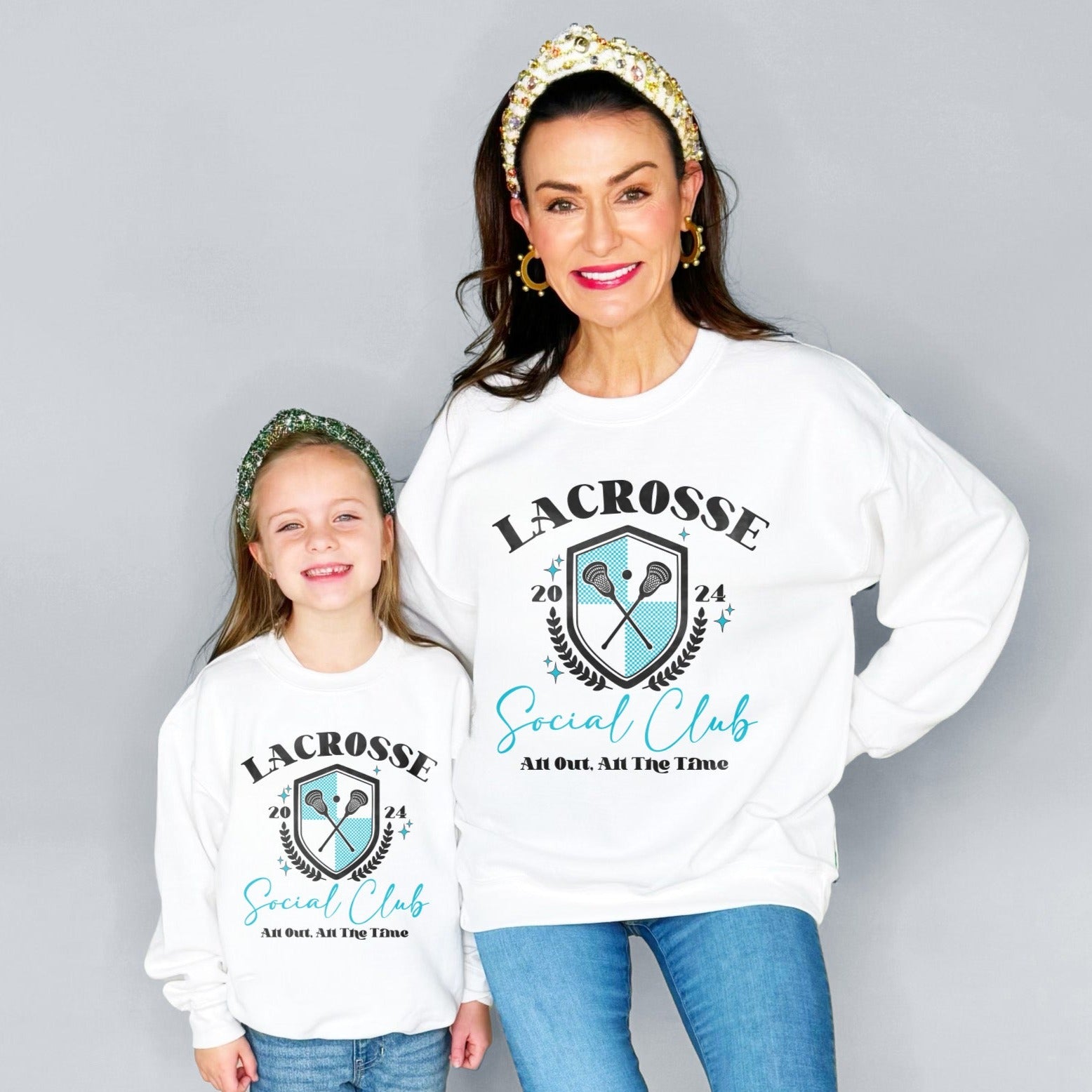 Lacrosse Social Club Youth and Adult Sweatshirt