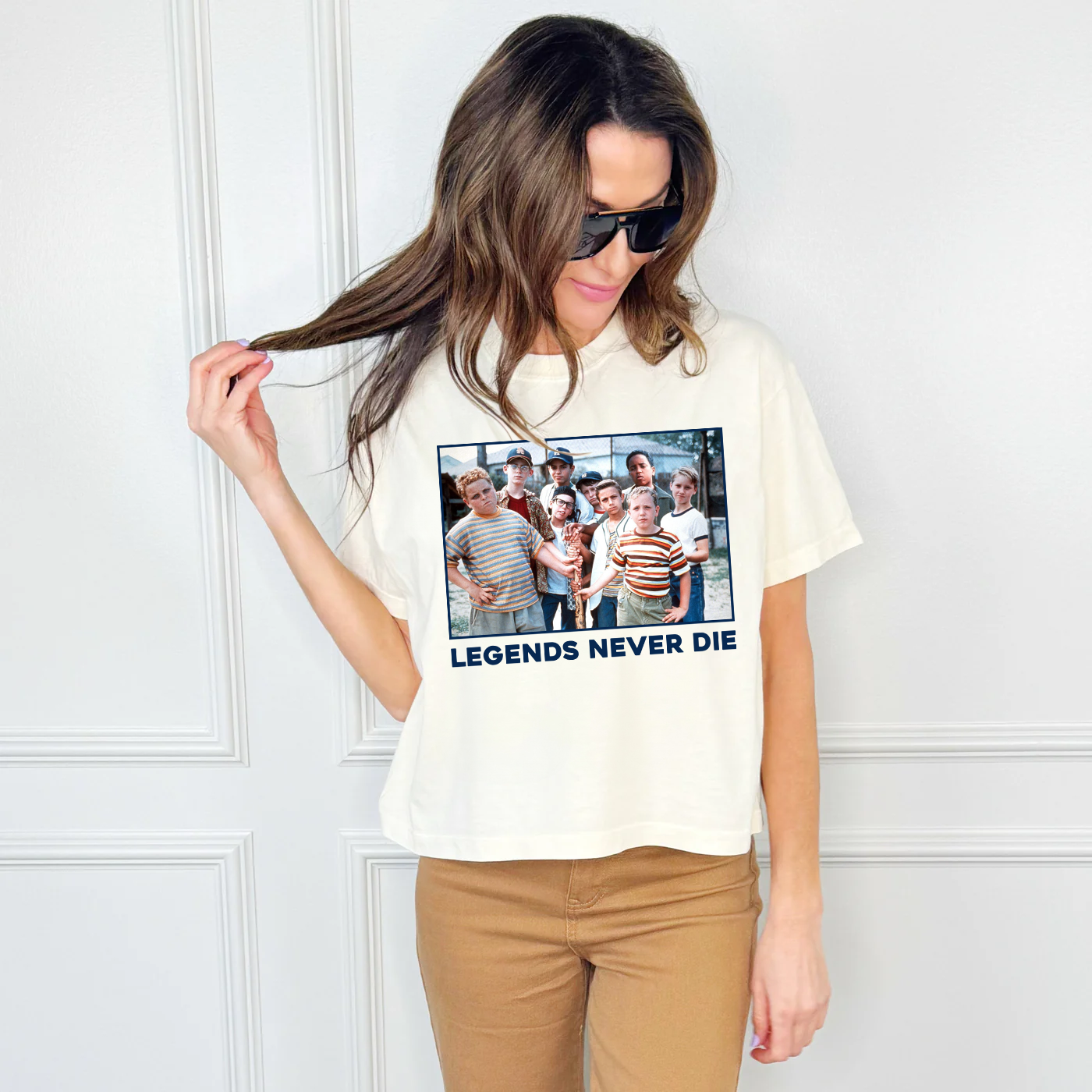 Legends Never Die Crop Tee