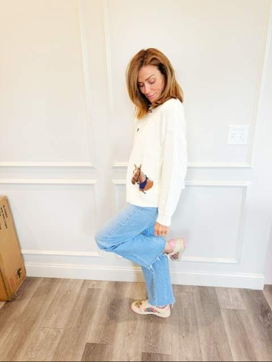 Lightweight Horse Cardigan