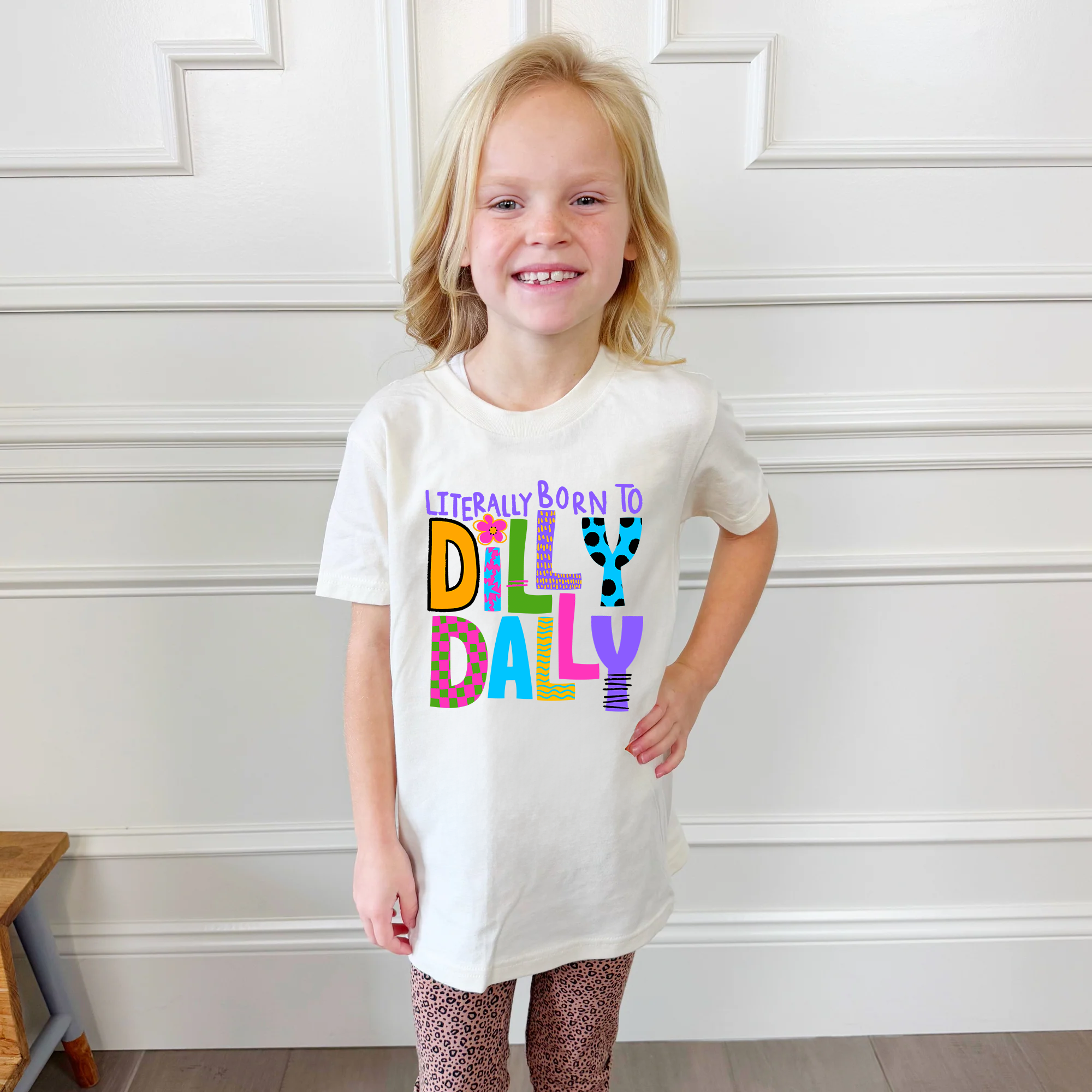 Literally Born to Dilly Dally Youth Tee