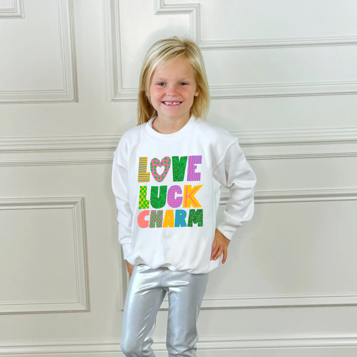 Love Luck Charm Youth & Adult Sweatshirt