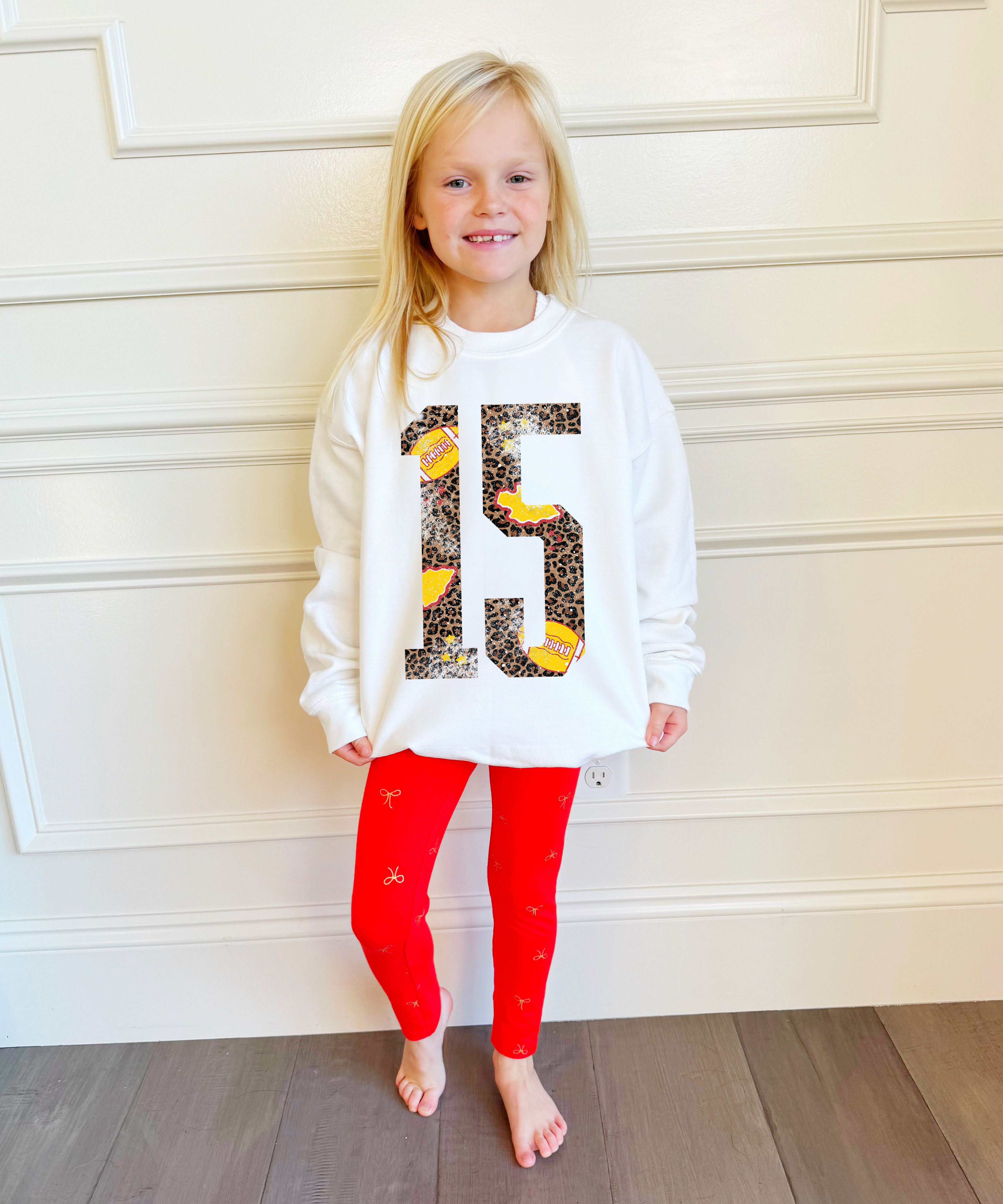 15 Football Leopard KC Y&A Sweatshirt