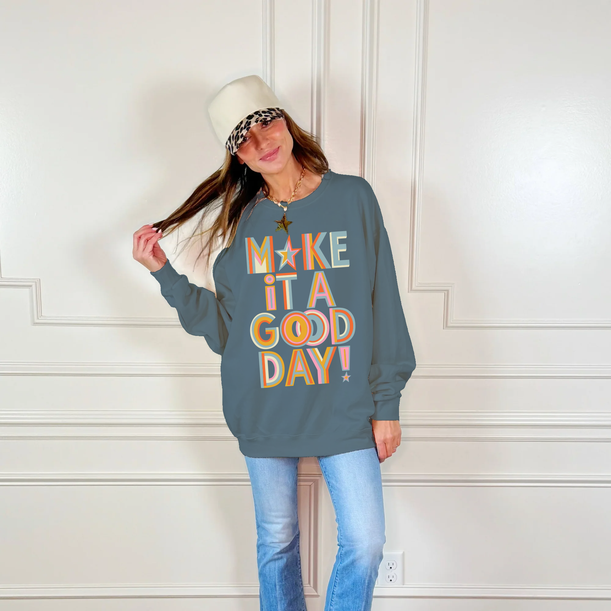 Shine & Make It A Good Day Sweatshirt - PRE-SALE - SHIP DATE 9/28**
