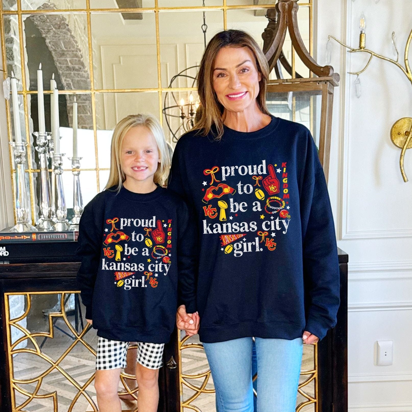 Proud To Be A Kansas City Girl Youth & Adult Sweatshirt