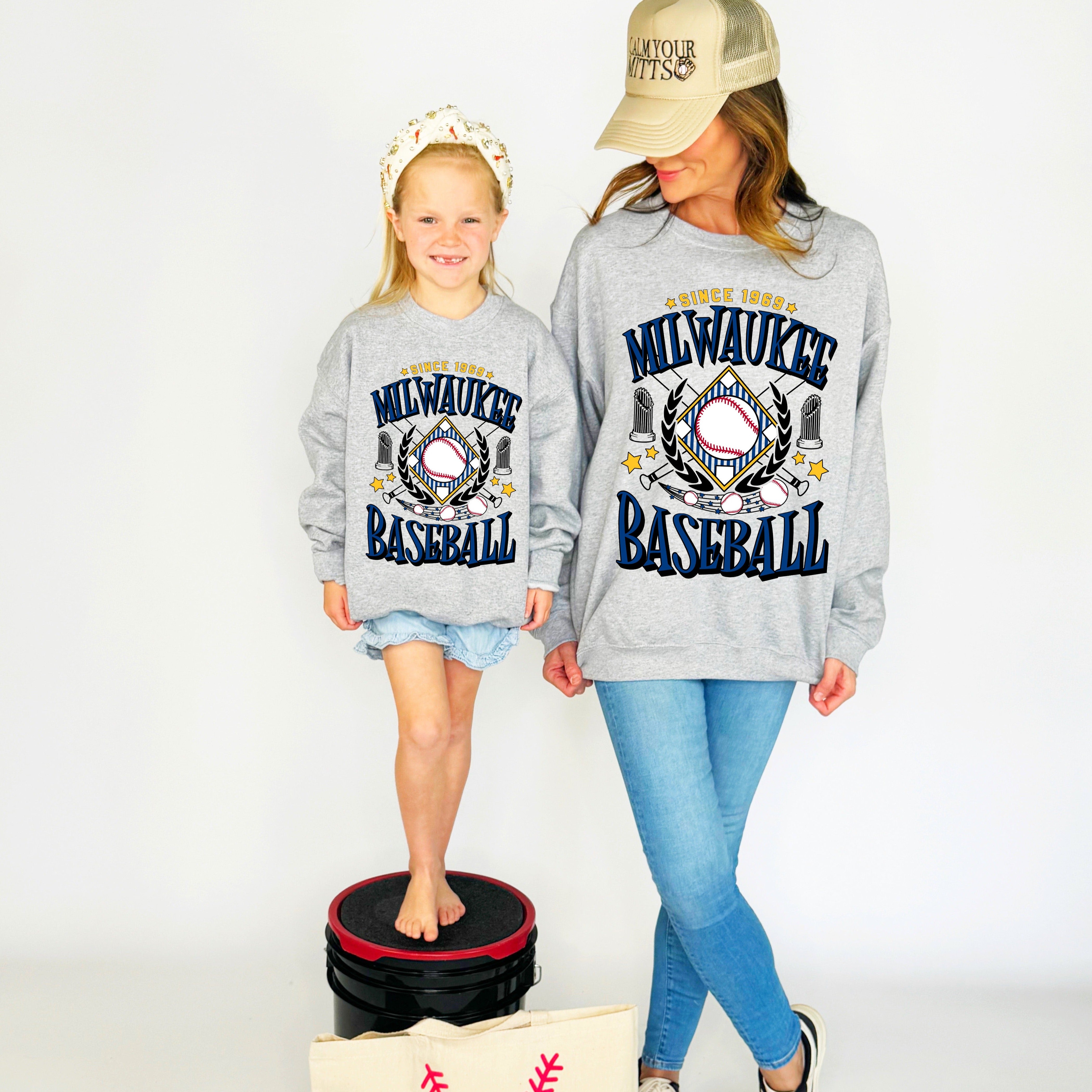 Milwaukee Baseball Team Youth & Adult Sweatshirt